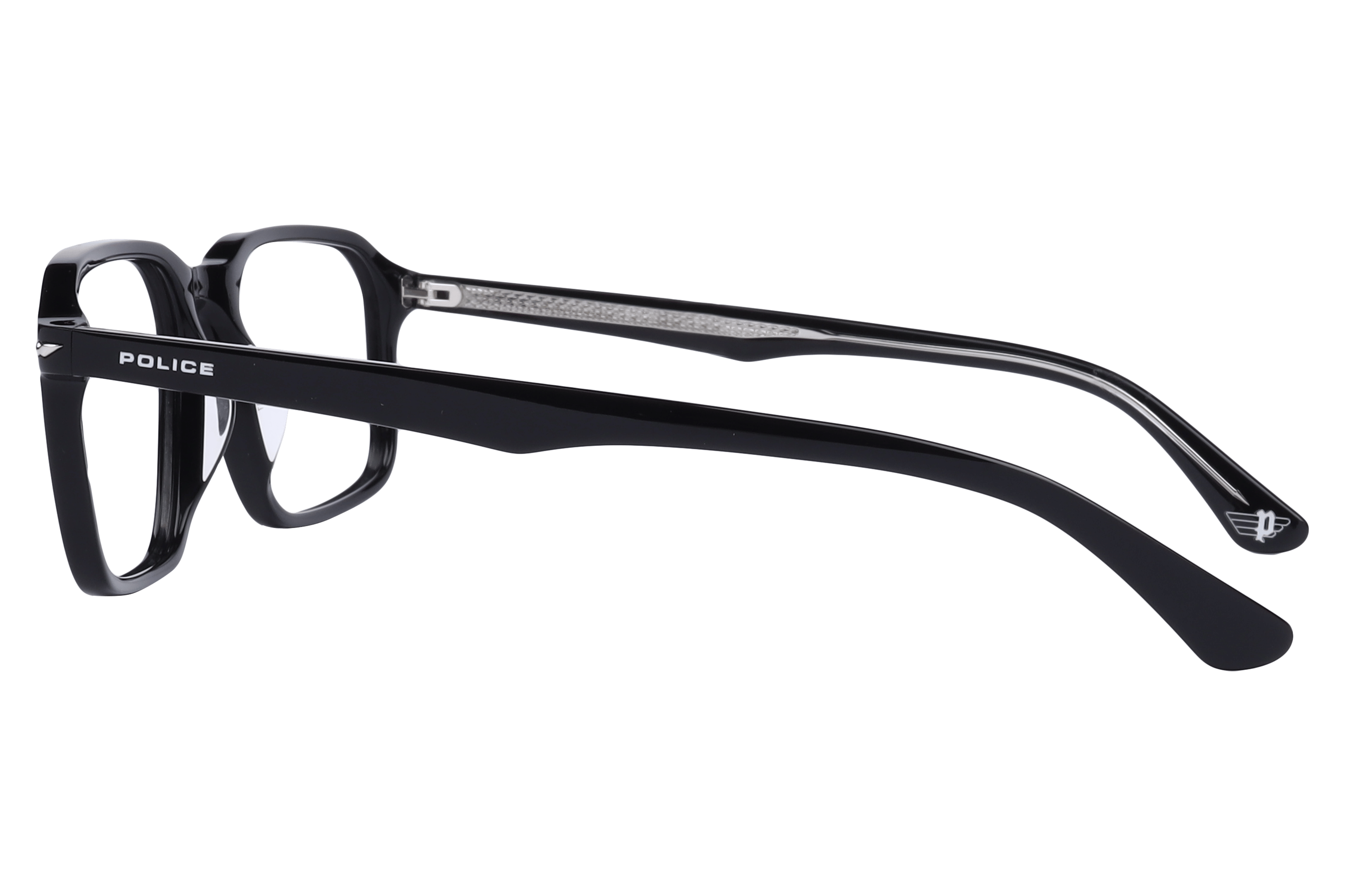 Police VPLG74K Frame Black Male Full Shell Frame — Black frame — view 3
