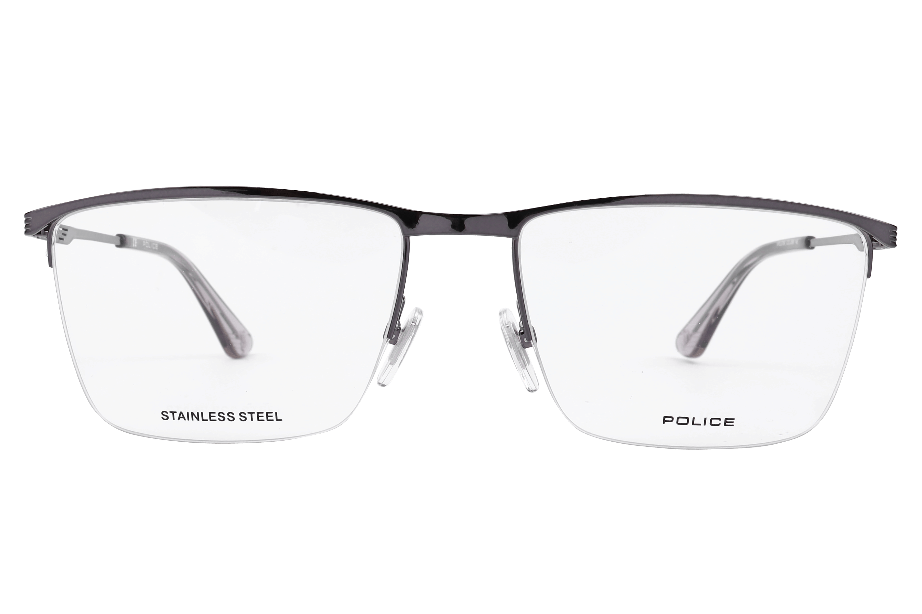 Police VPLG75K Frame Gun Metal Male Supra Metal Frame — Gun Metal frame — view 2