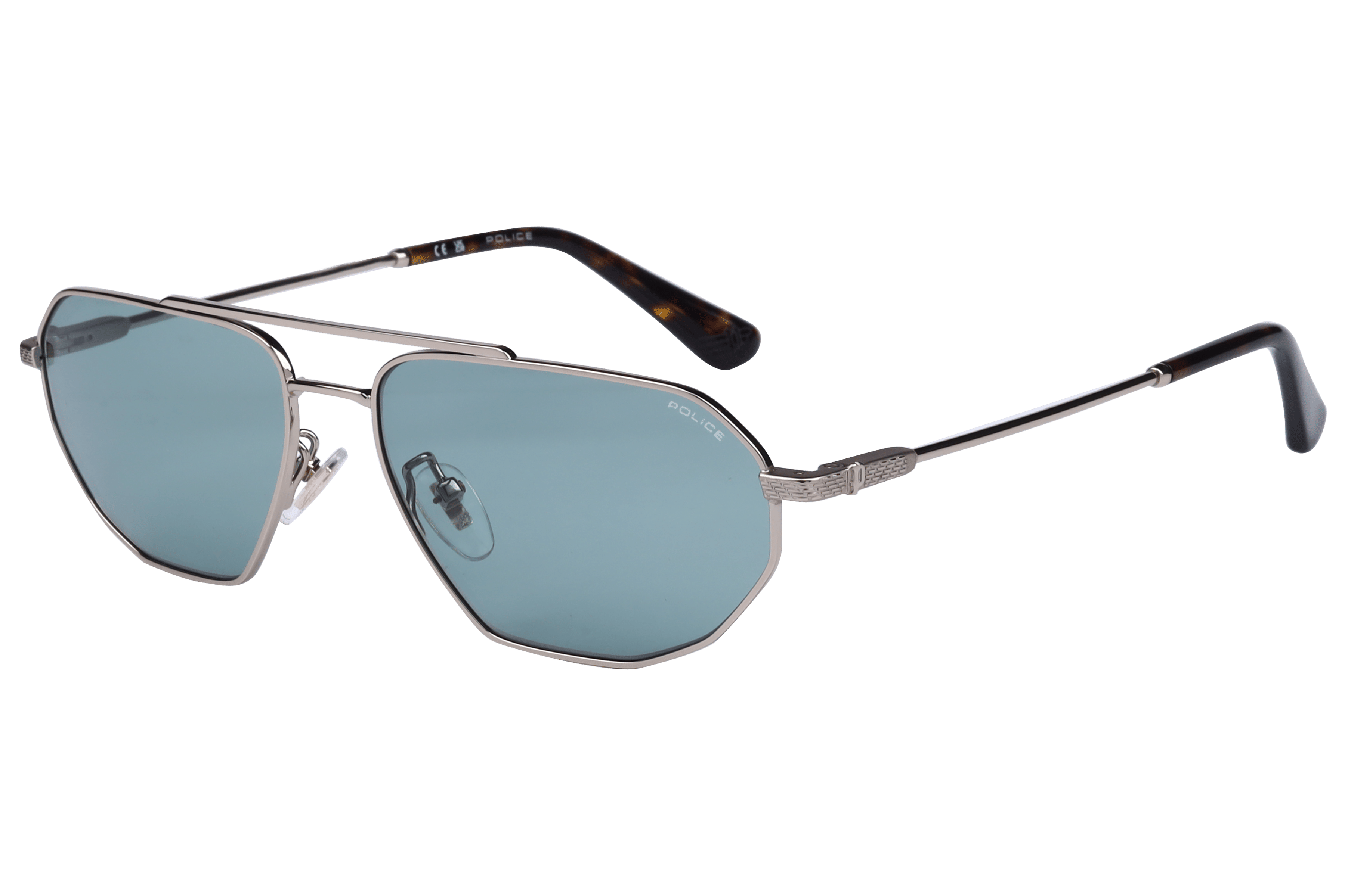 Police SPLF66K Sunglass Light Gold Unisex Full Metal — Light Gold frame