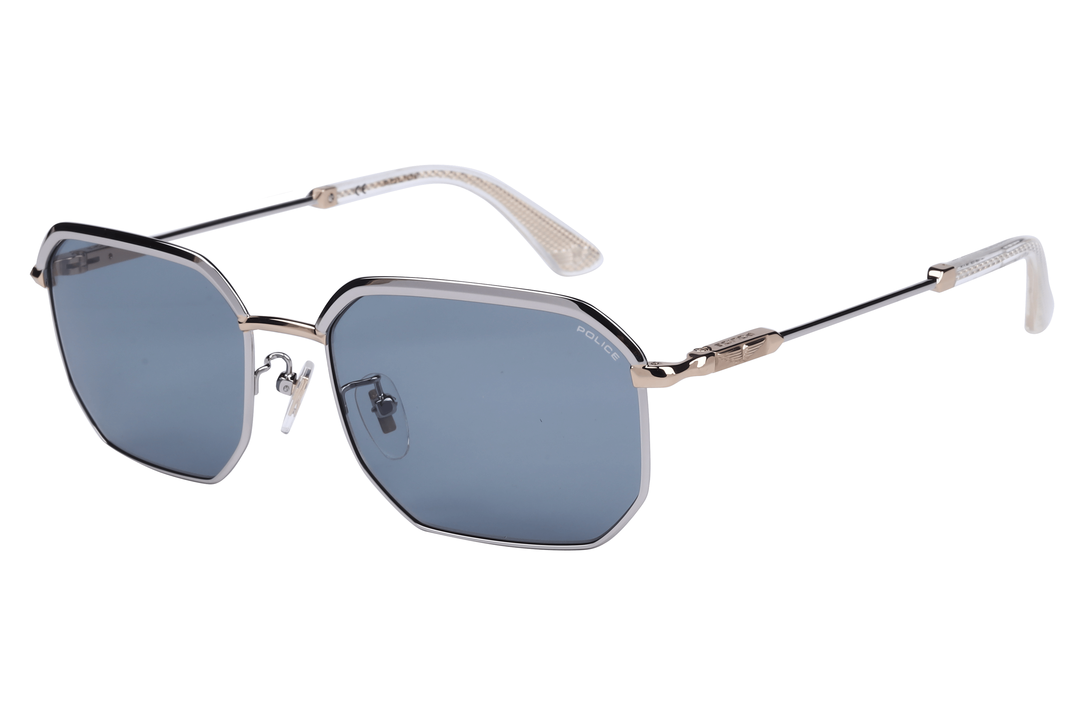 Police SPLF73K Sunglass Gun Metal Male Metal — Gun Metal frame
