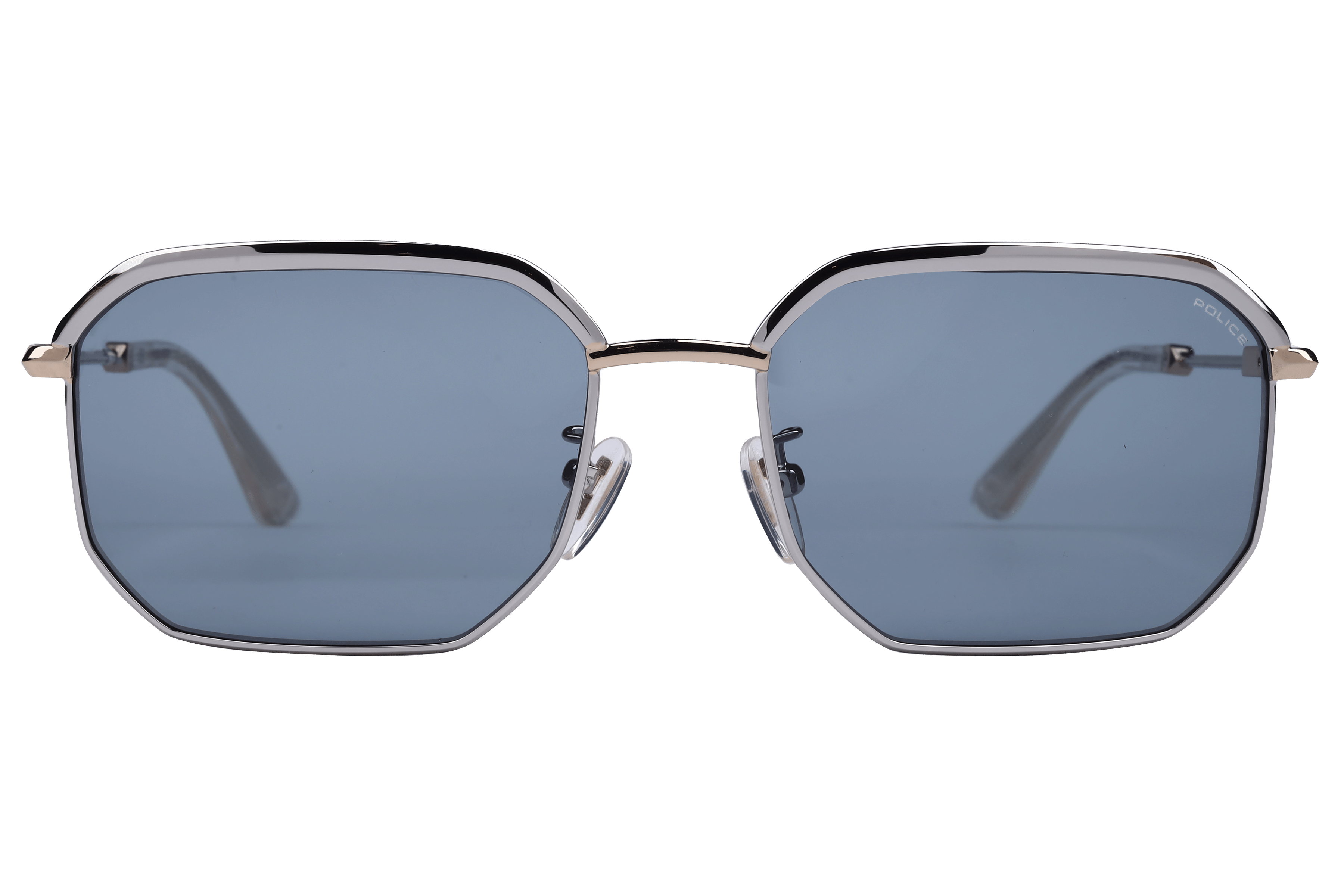 Police SPLF73K Sunglass Gun Metal Male Metal Sunglass — Gun Metal frame — view 2