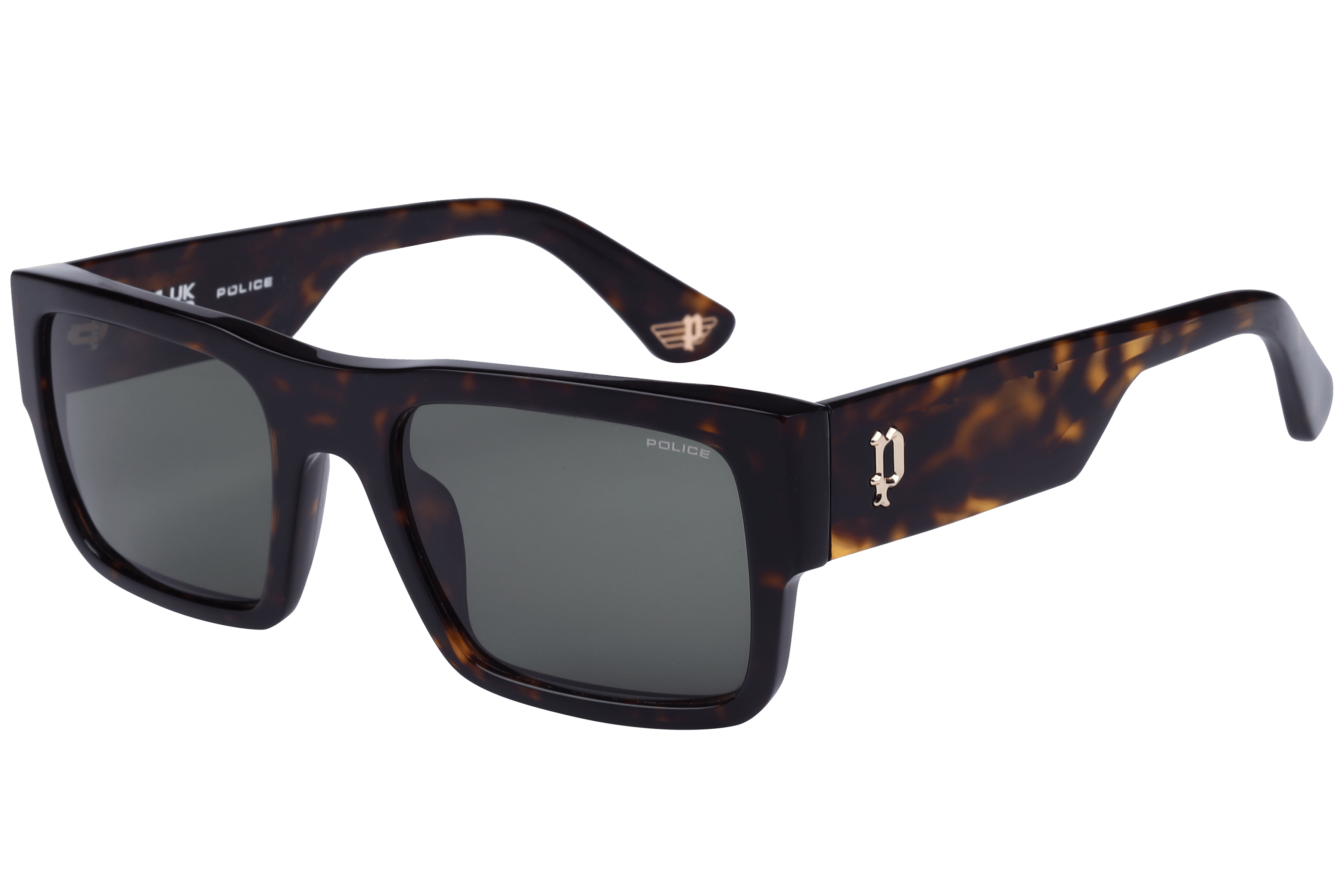 Police SPLL12K Sunglass Havana Male Full Shell