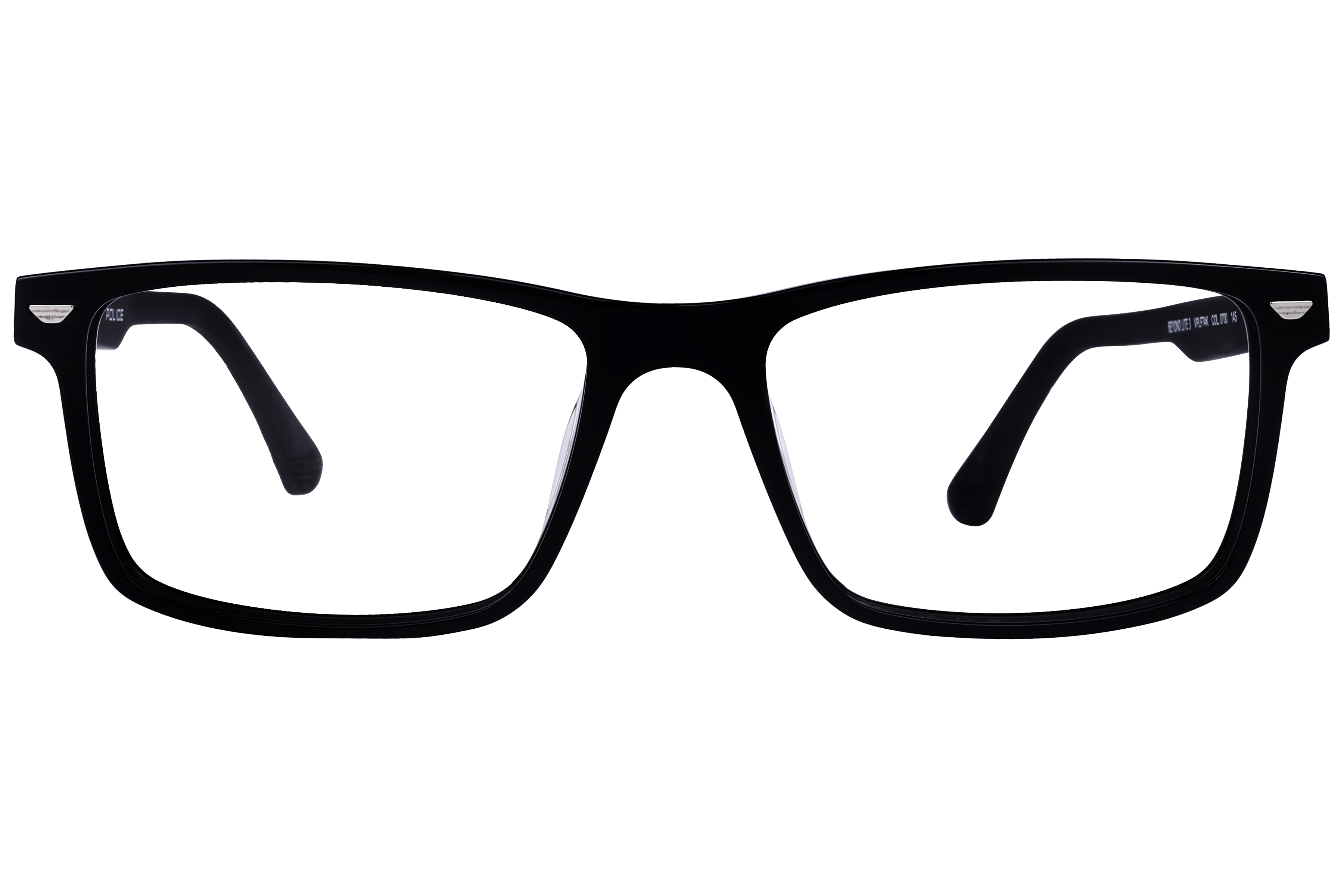 Police VPLF74K Frame Black Male Full Shell Frame — Black frame — view 2