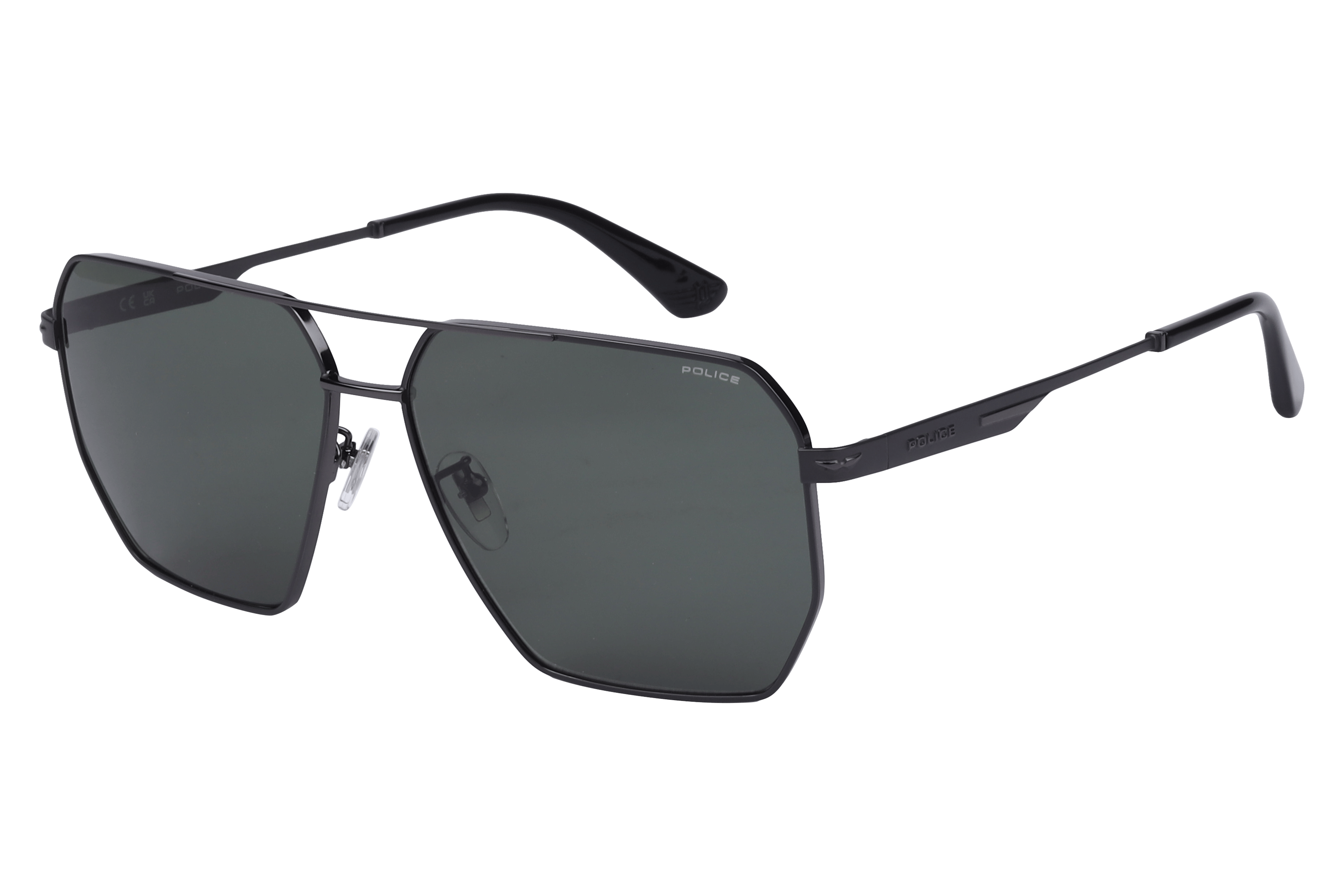 Police SPLL79K Sunglass Gun Metal Male Full Metal — Gun Metal frame