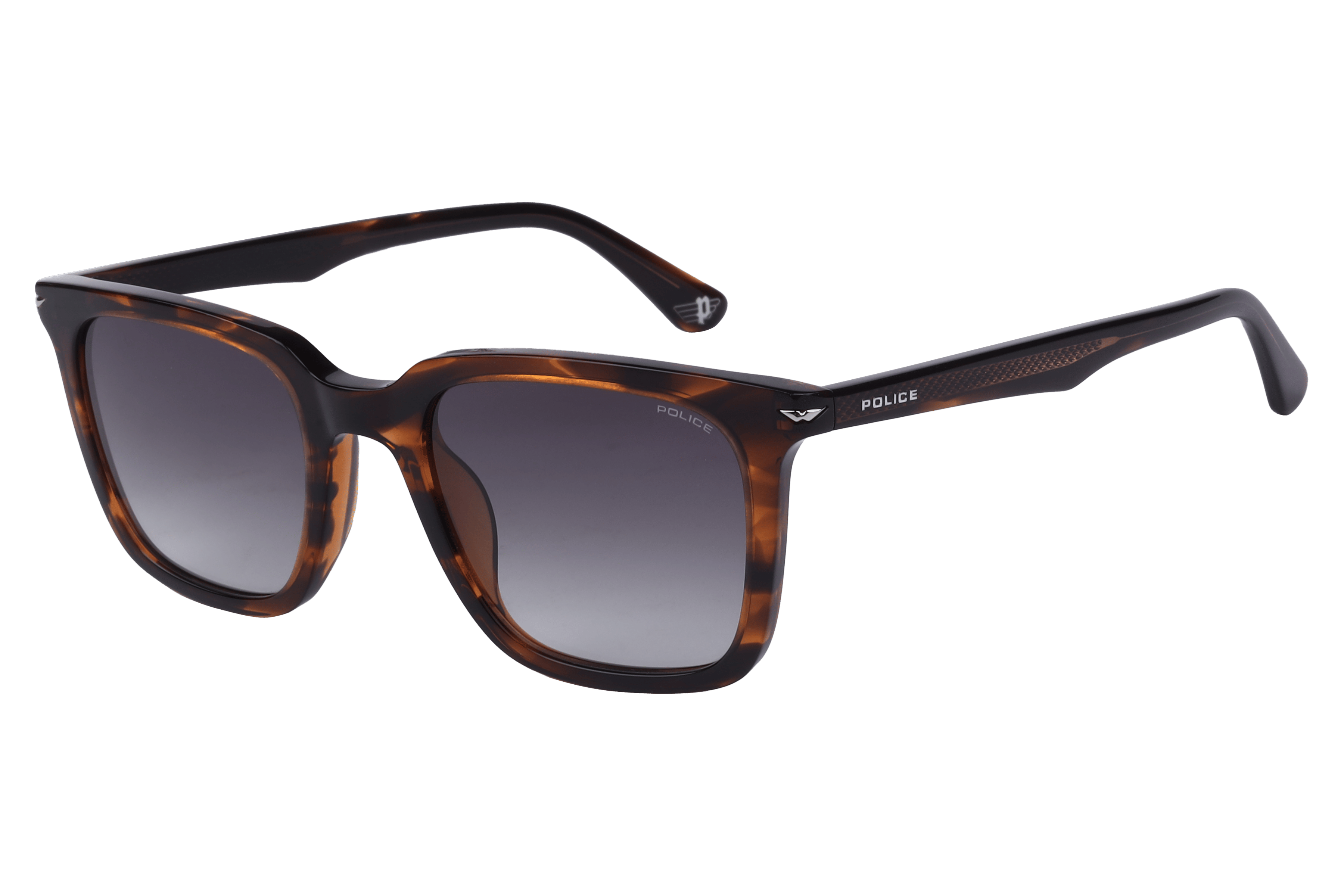 Police SPLL80K Sunglass Havana Male Full Shell — Havana frame