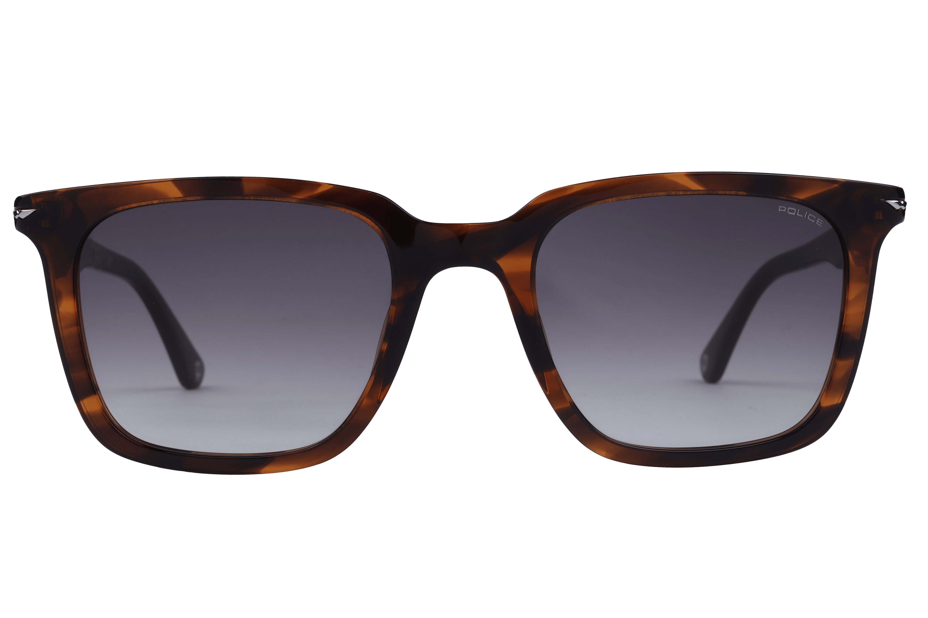 Police SPLL80K Sunglass Havana Male Full Shell Sunglass — Havana frame — view 2