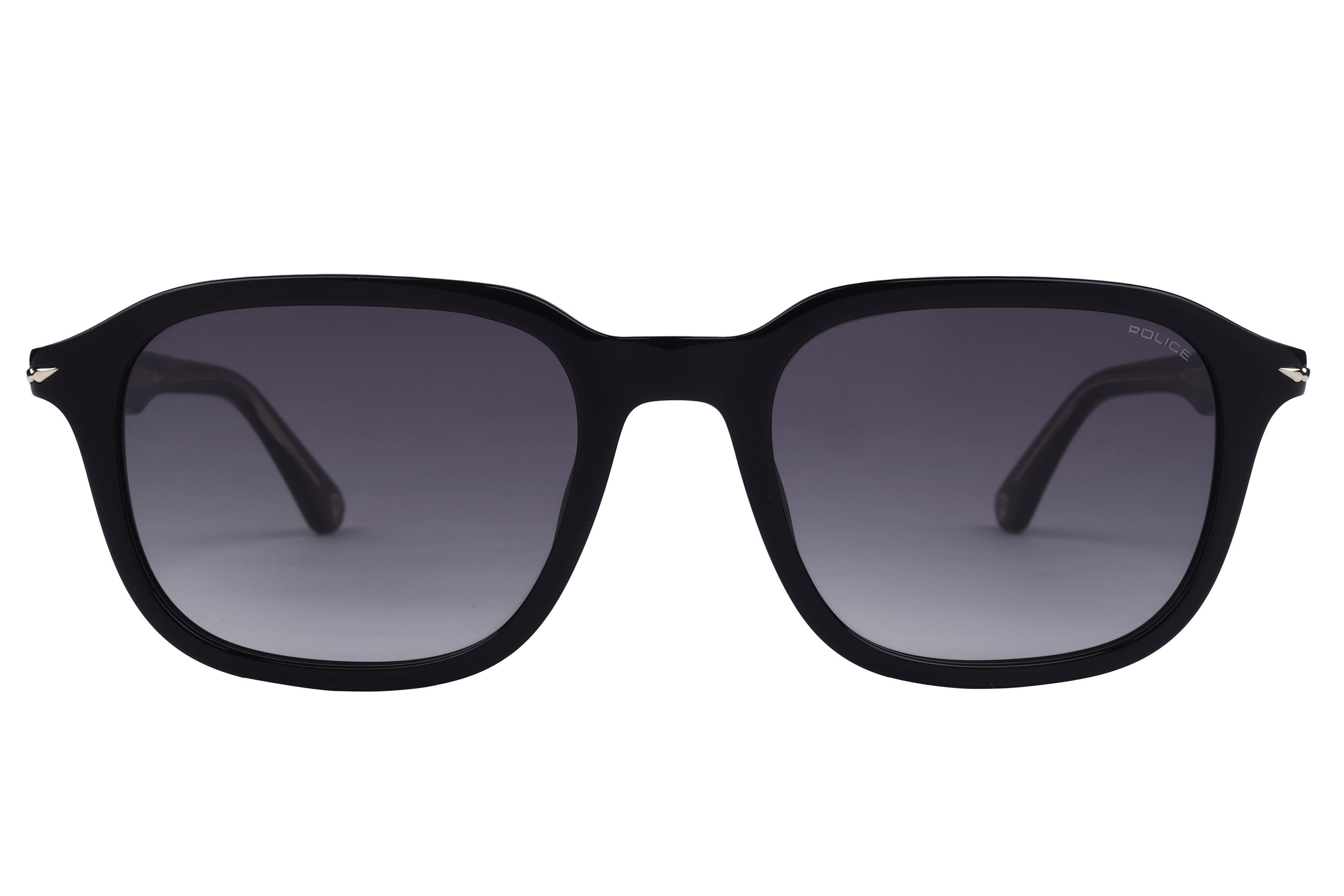 Police SPLL81K Sunglass Black Male Full Shell Sunglass — Black frame — view 2