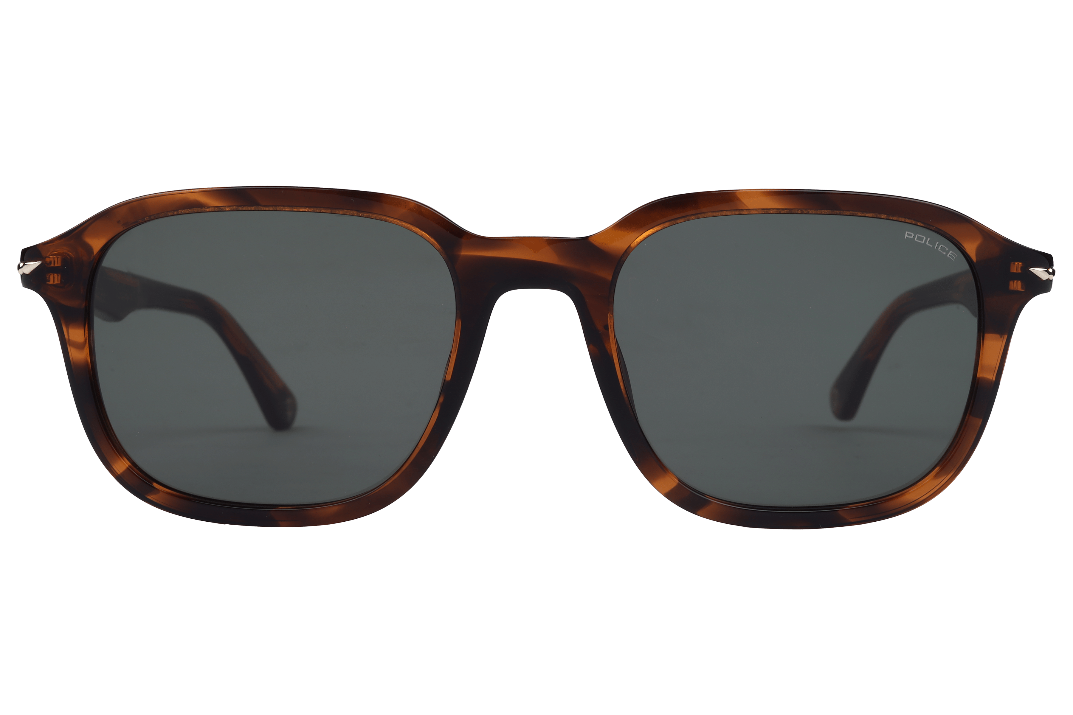 Police SPLL81K Sunglass Havana Male Full Shell Sunglass — Havana frame — view 2