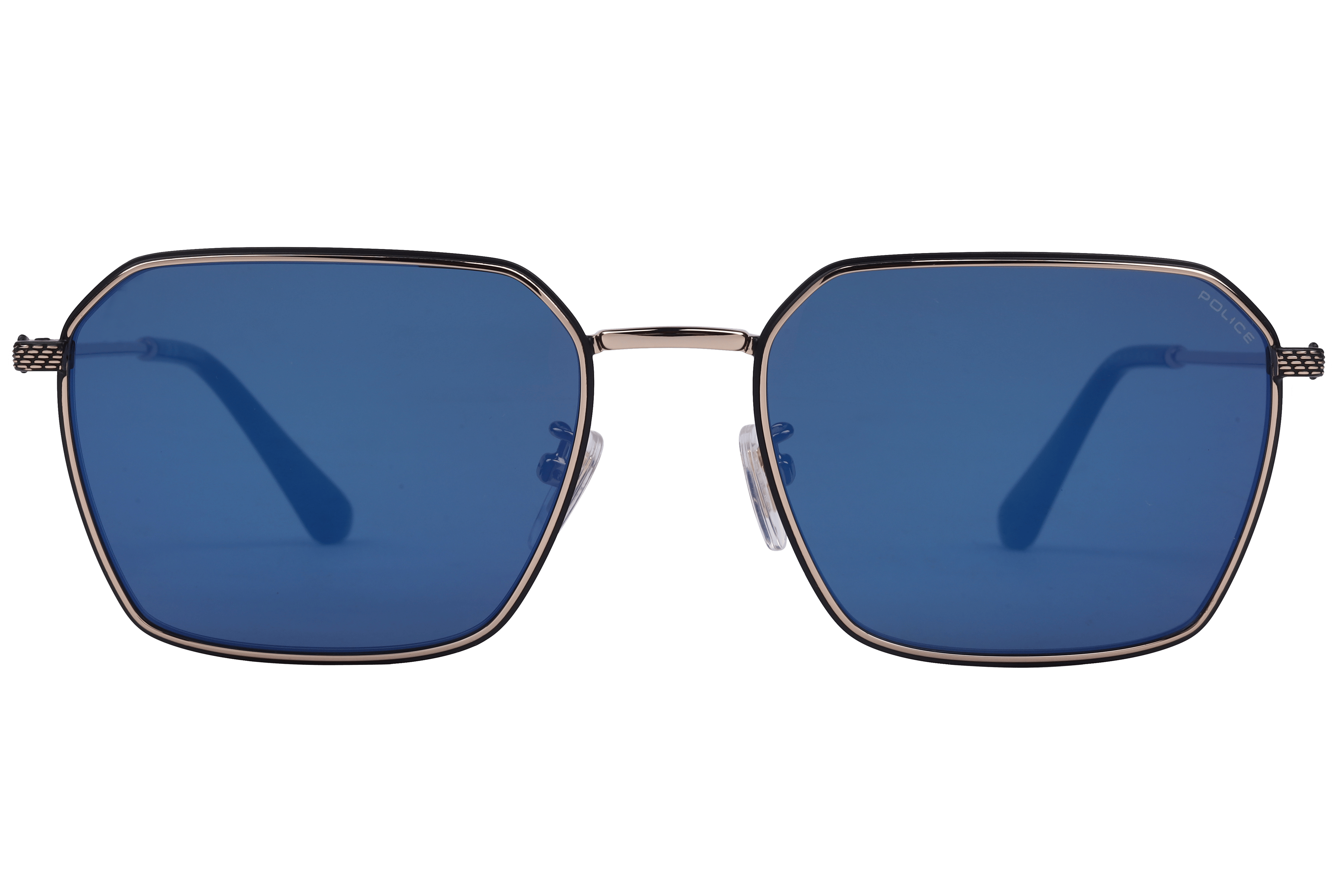 Police SPLL84K Sunglass Gold Male Full Metal Sunglass — Gold frame — view 2