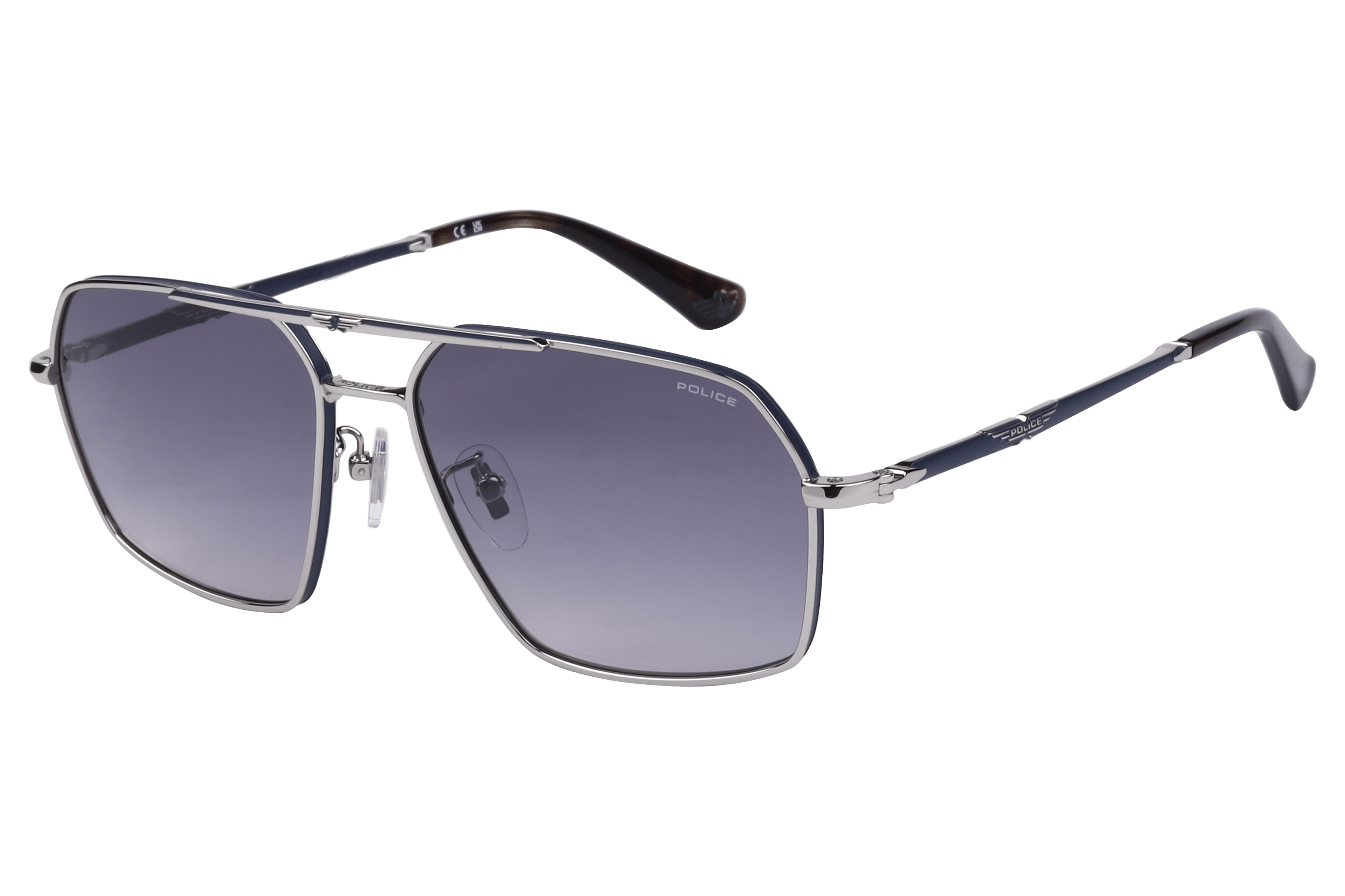 Police SPLL86K Sunglass Gun Metal Male Full Metal — Gun Metal frame