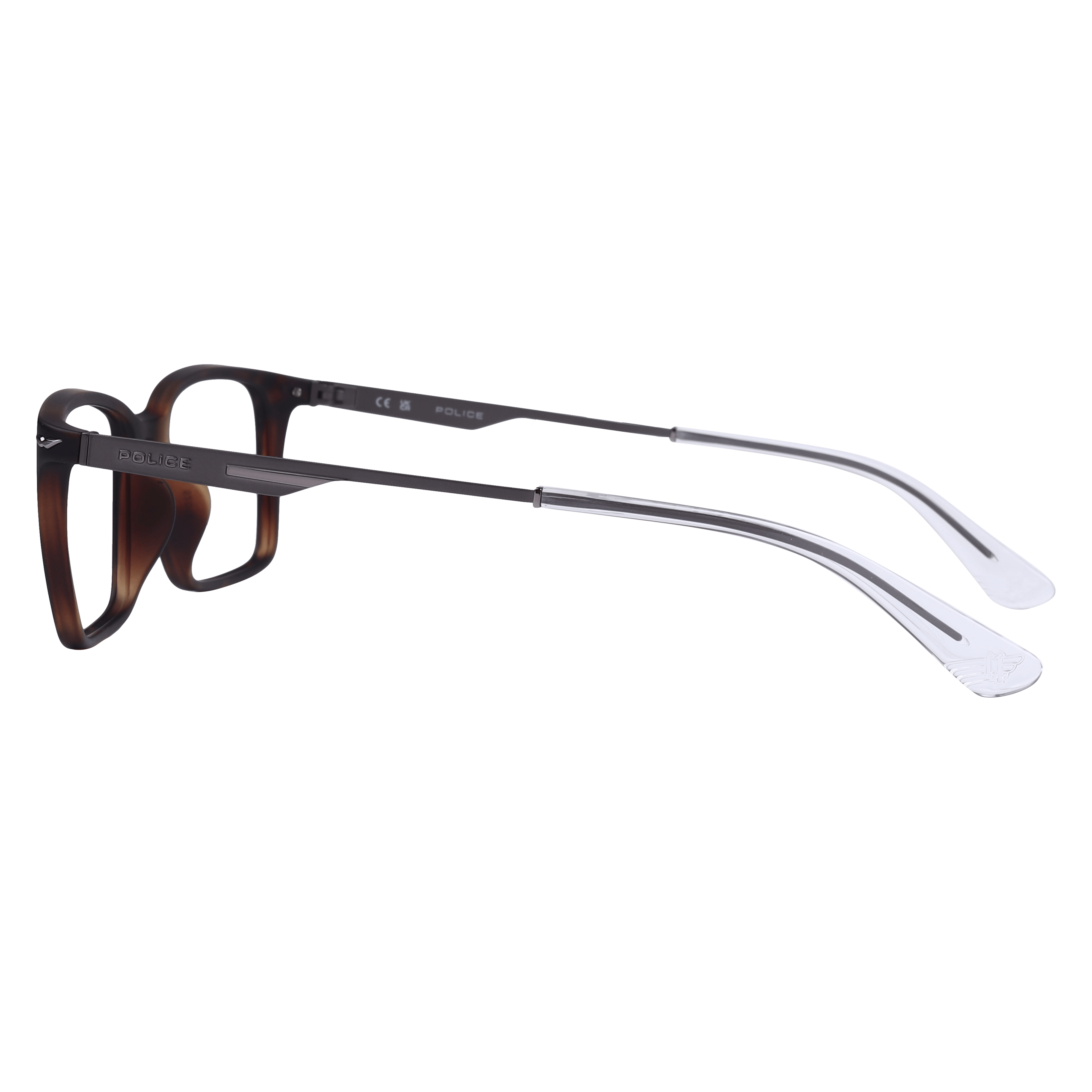 Police VPLL62K Frame Havana Male Full Metal Frame — Havana frame — view 3