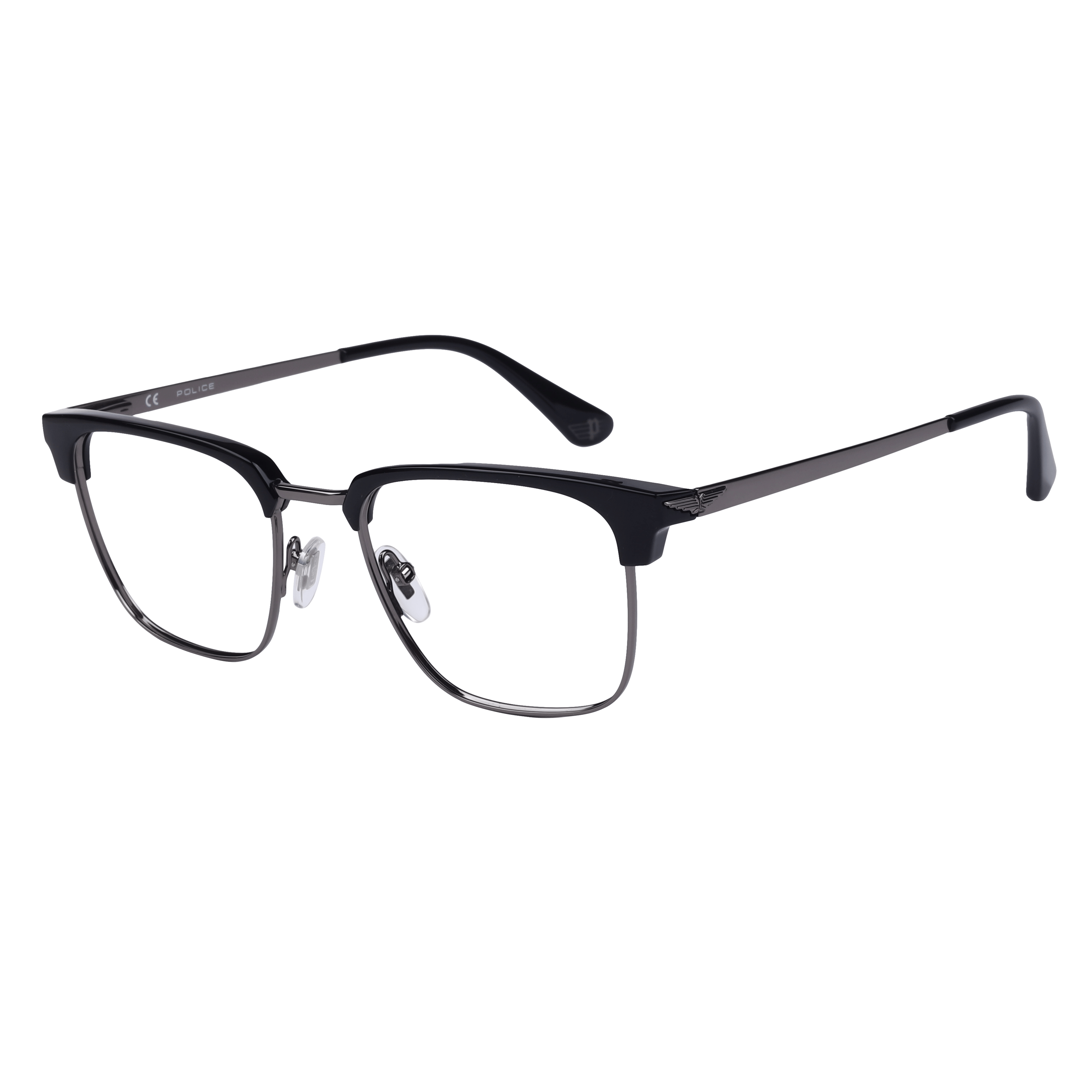 Police VPLL64K Frame Gun Metal Male Full Metal Frame — Gun Metal frame — alternate view