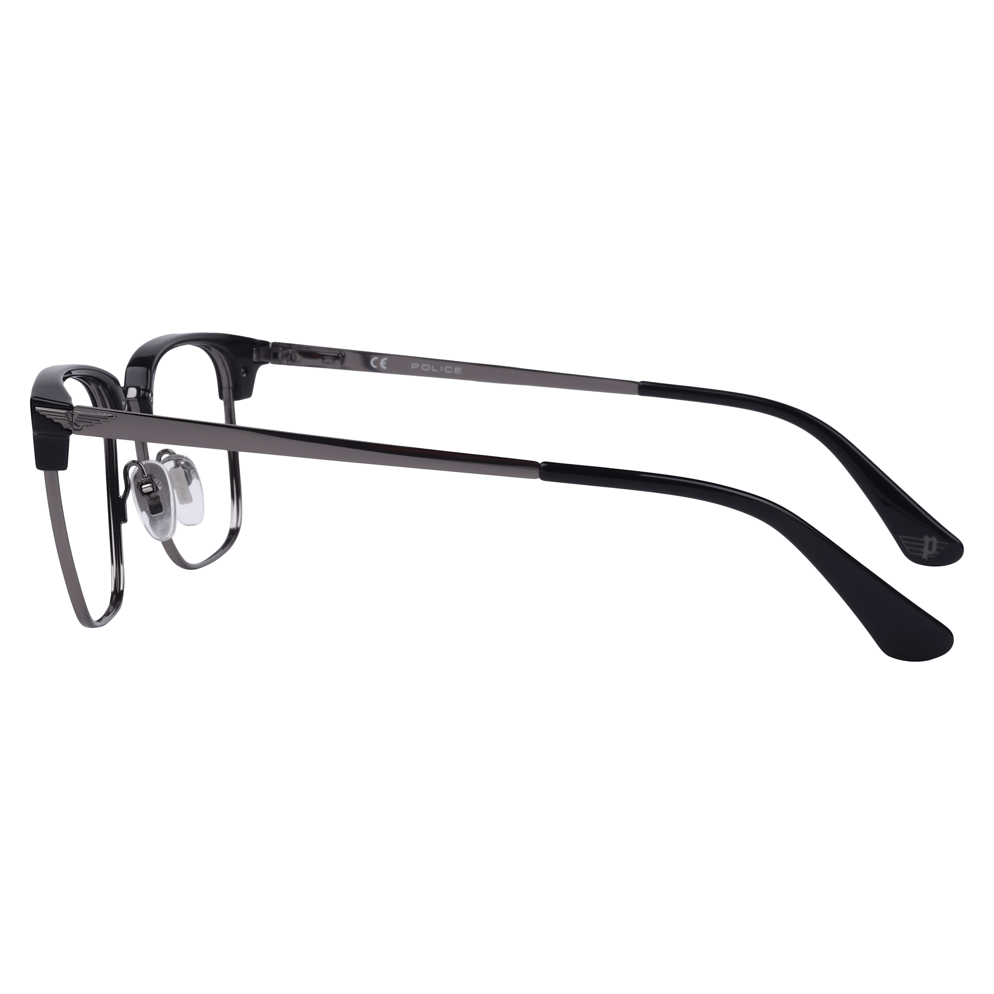Police VPLL64K Frame Gun Metal Male Full Metal Frame — Gun Metal frame — view 3