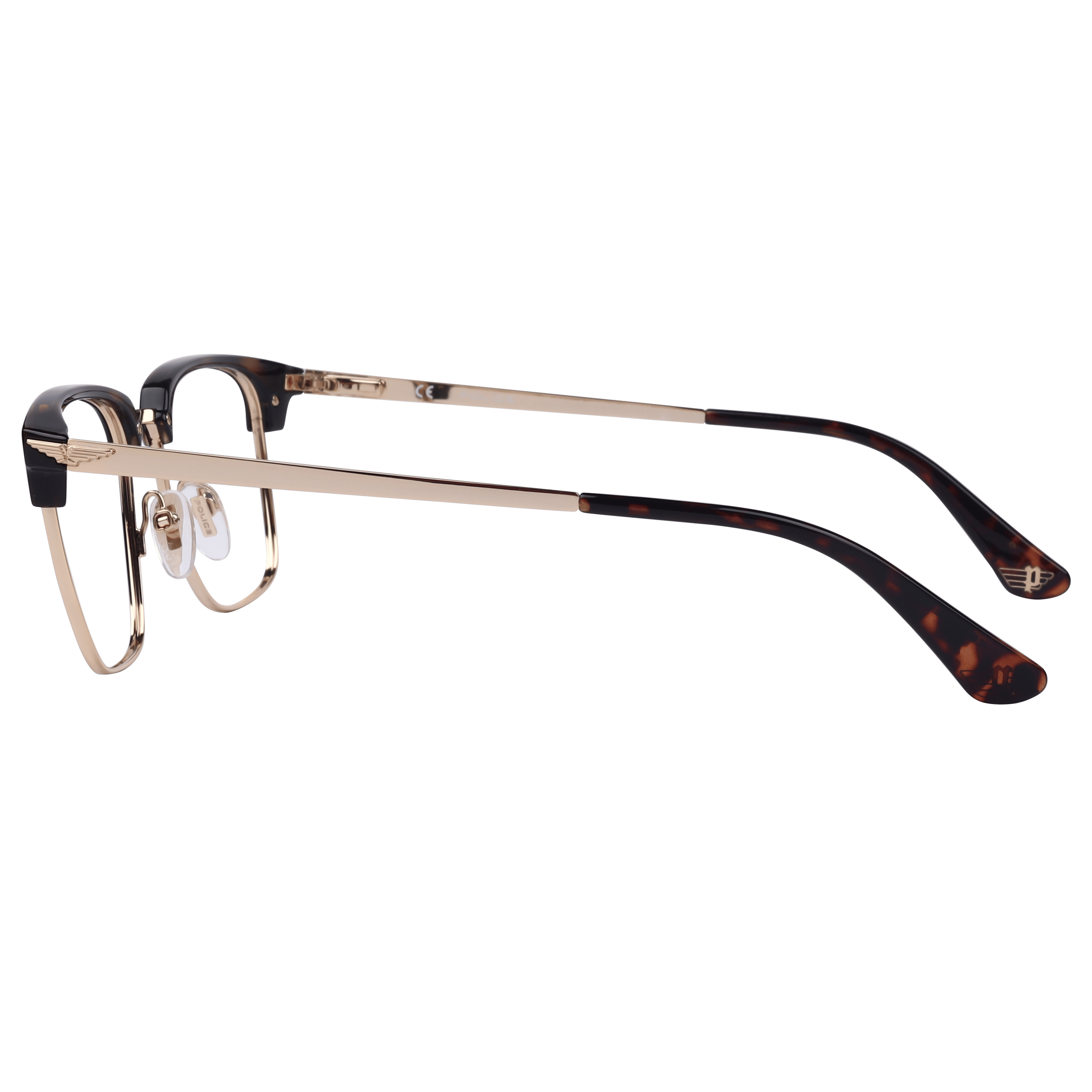 Police VPLL64K Frame Gold Male Full Metal Frame — Gold frame — view 3