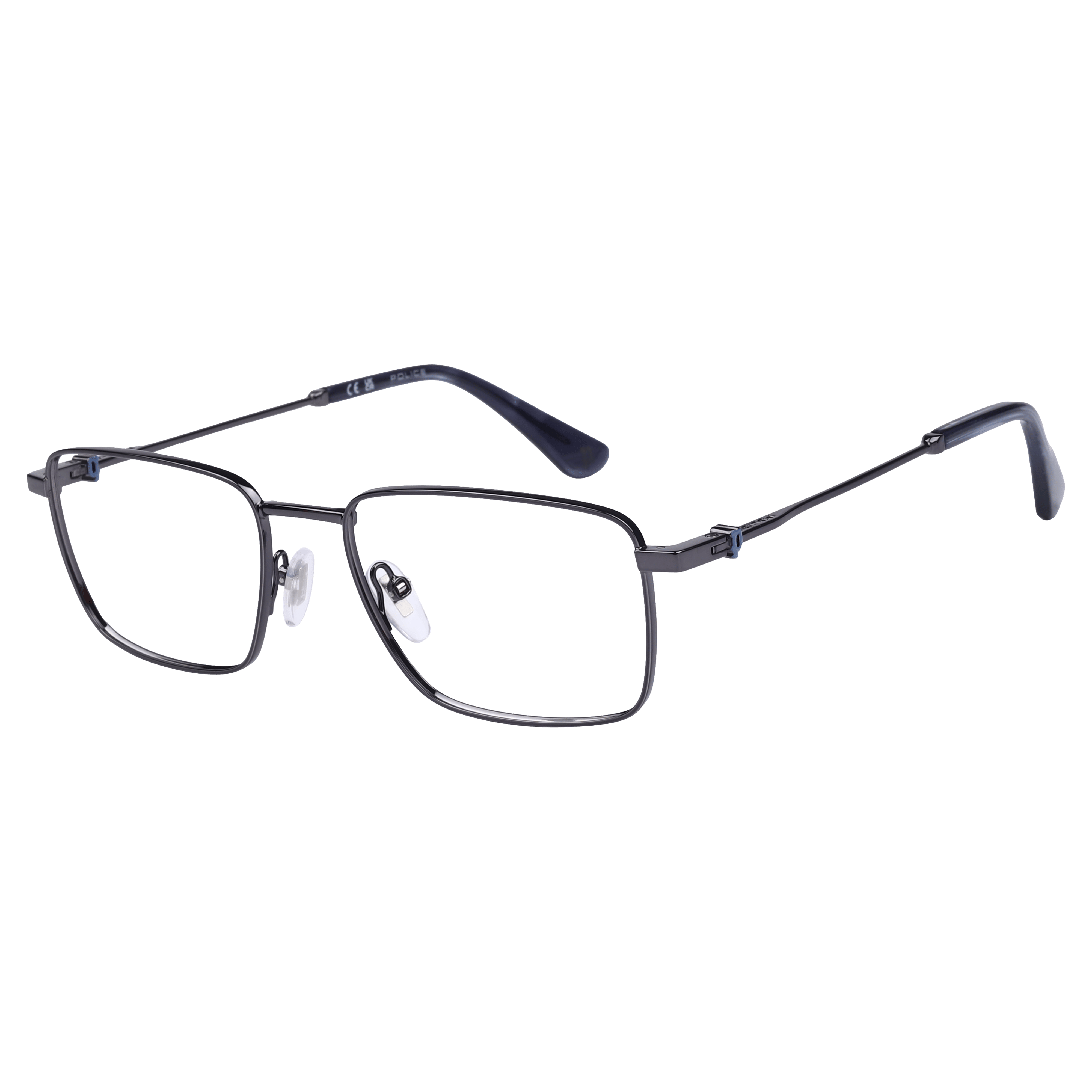 Police VPLL69K Frame Gun Metal Male Full Stainless Steel Frame — Gun Metal frame — alternate view