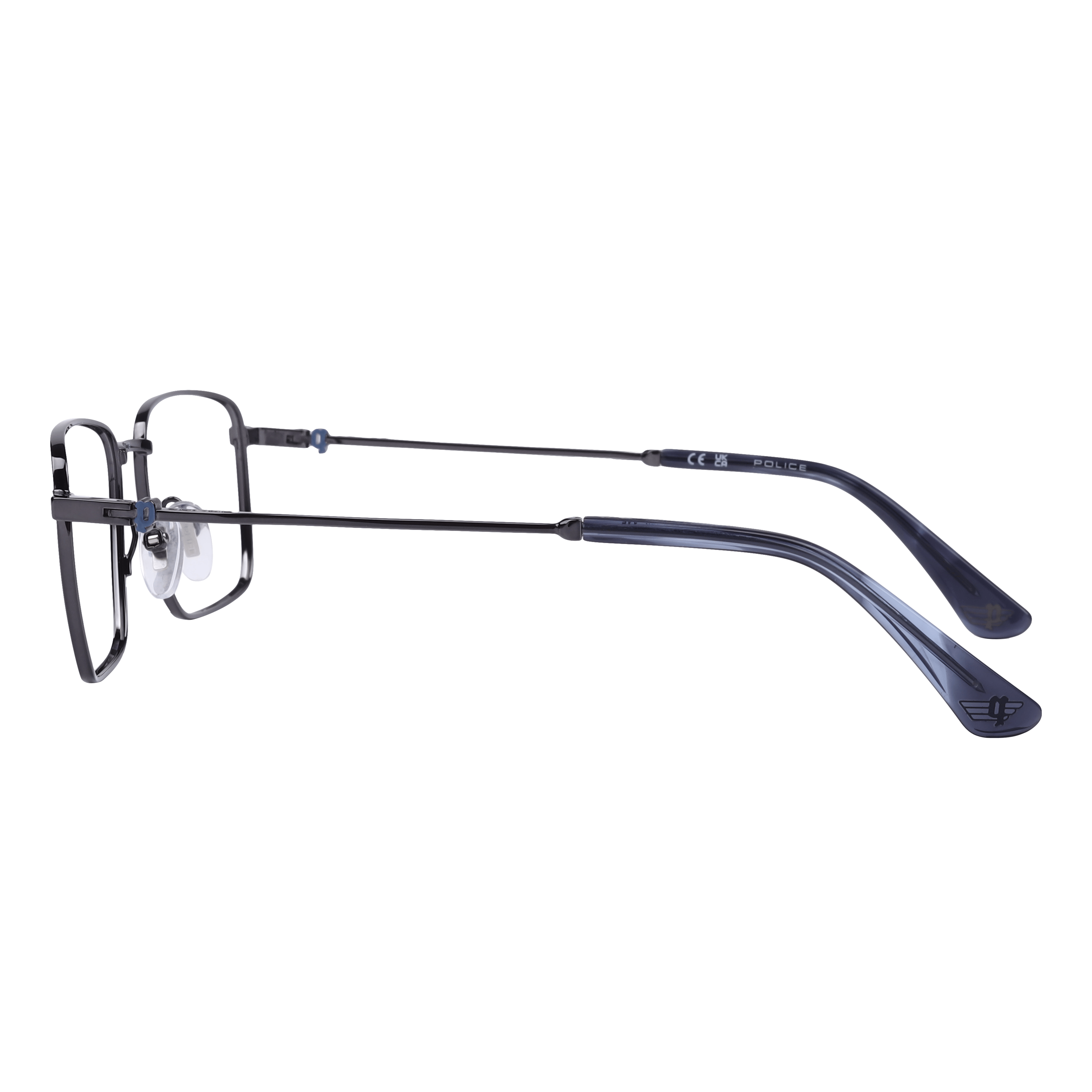Police VPLL69K Frame Gun Metal Male Full Stainless Steel Frame — Gun Metal frame — view 3
