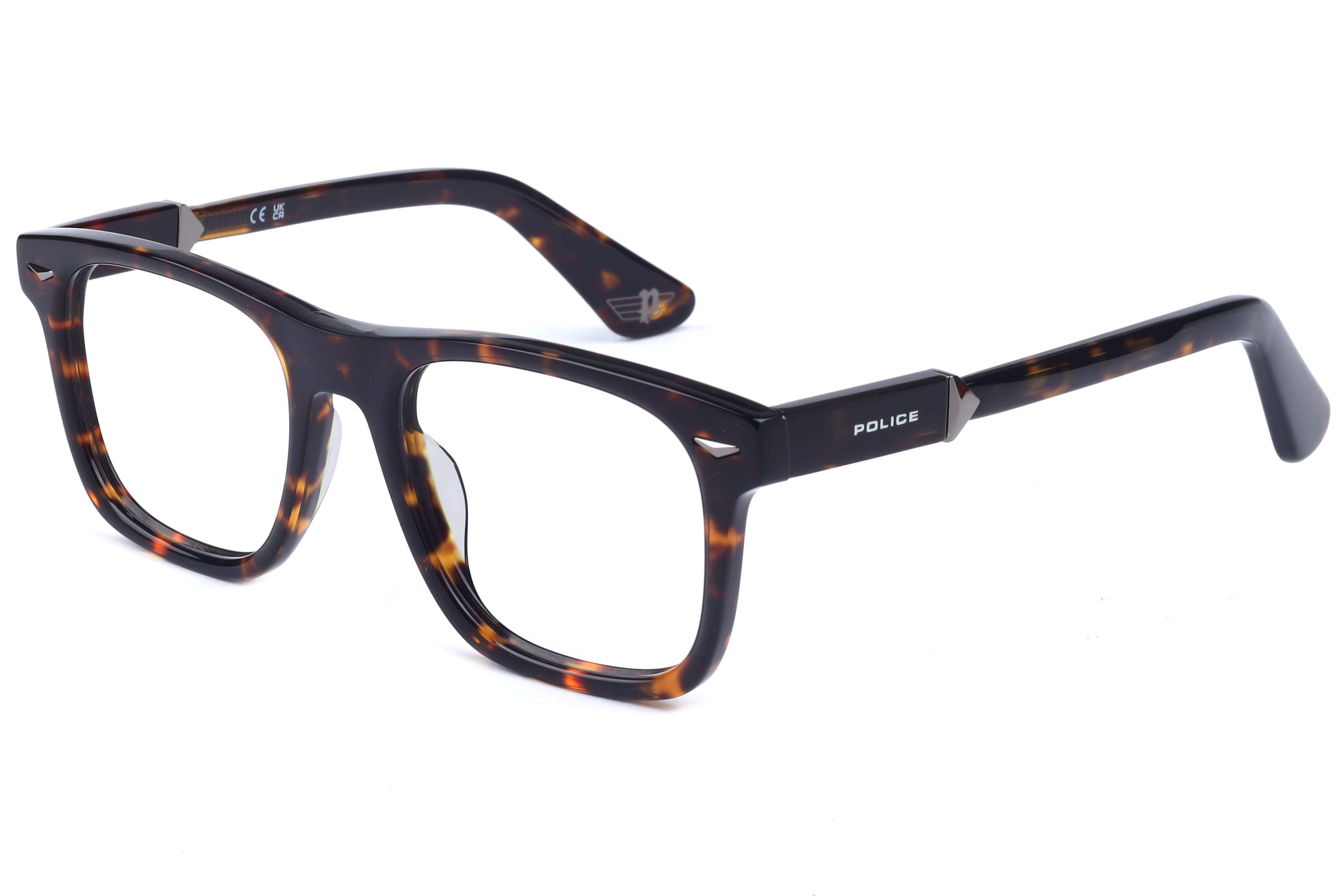Police VPLL72K Frame Havana Male Full Shell Frame — Havana frame — view 1