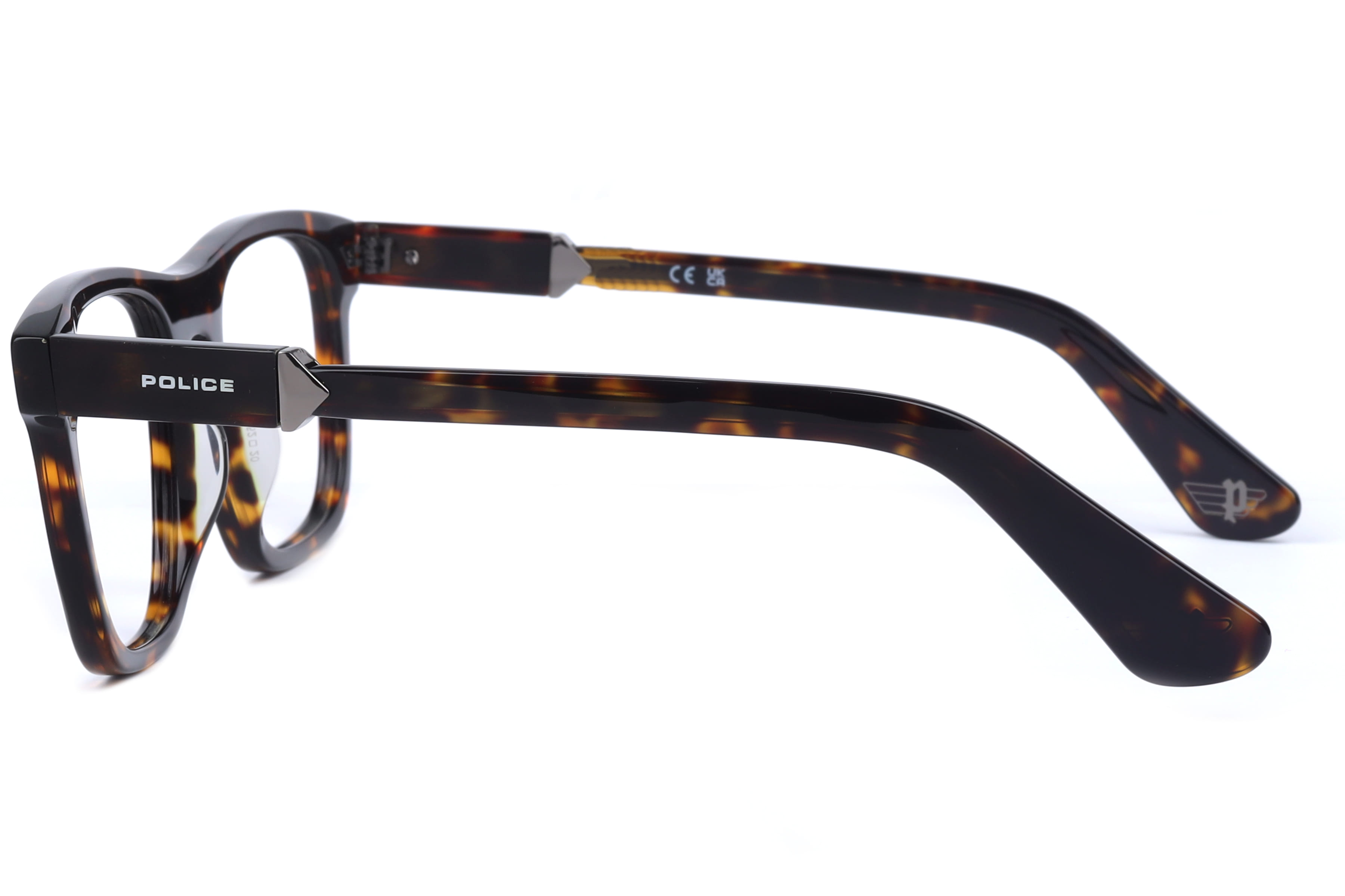 Police VPLL72K Frame Havana Male Full Shell Frame — Havana frame — view 3