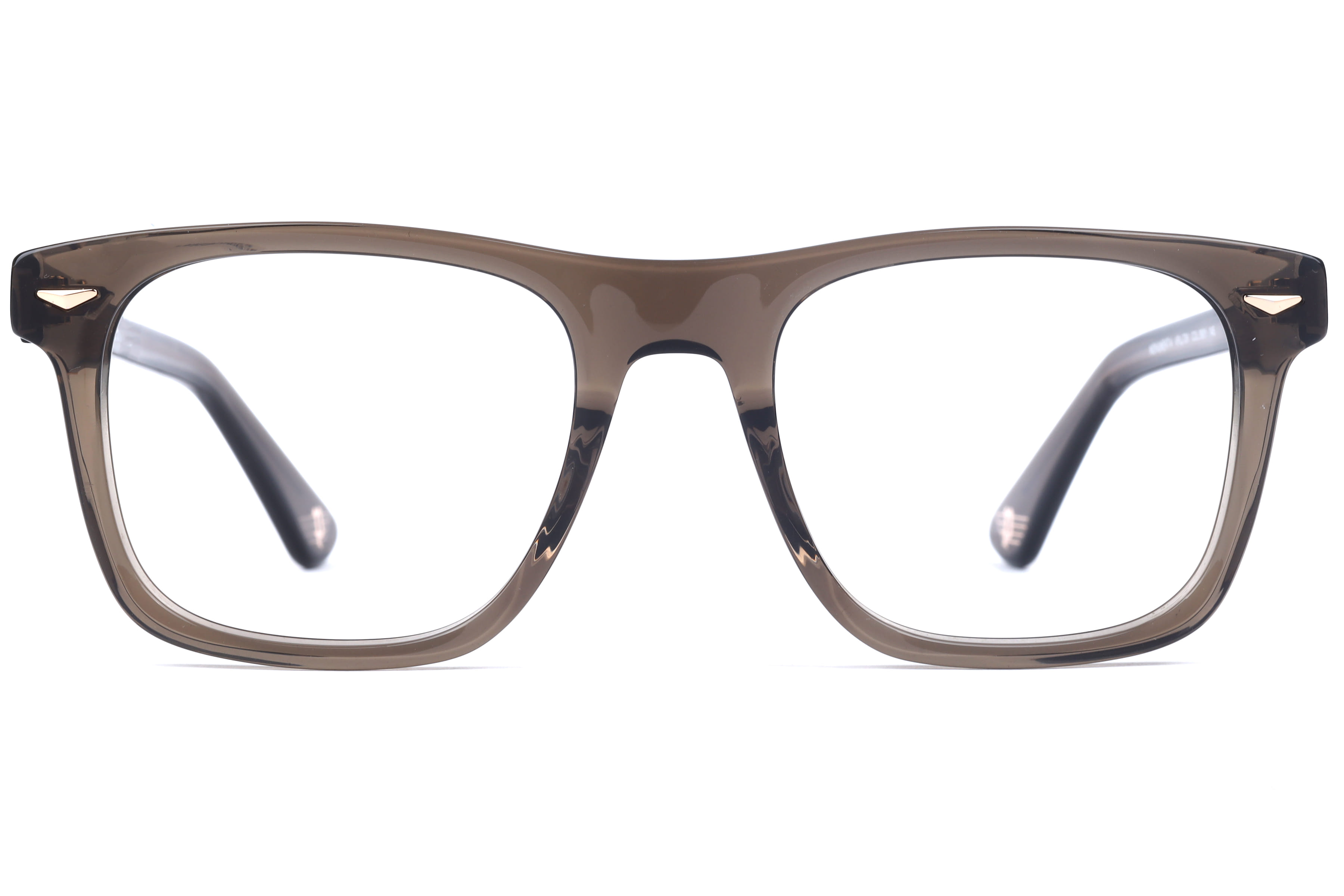Police VPLL72K Frame Transparent Brown Male Full Shell Frame — Transparent Brown frame — view 2