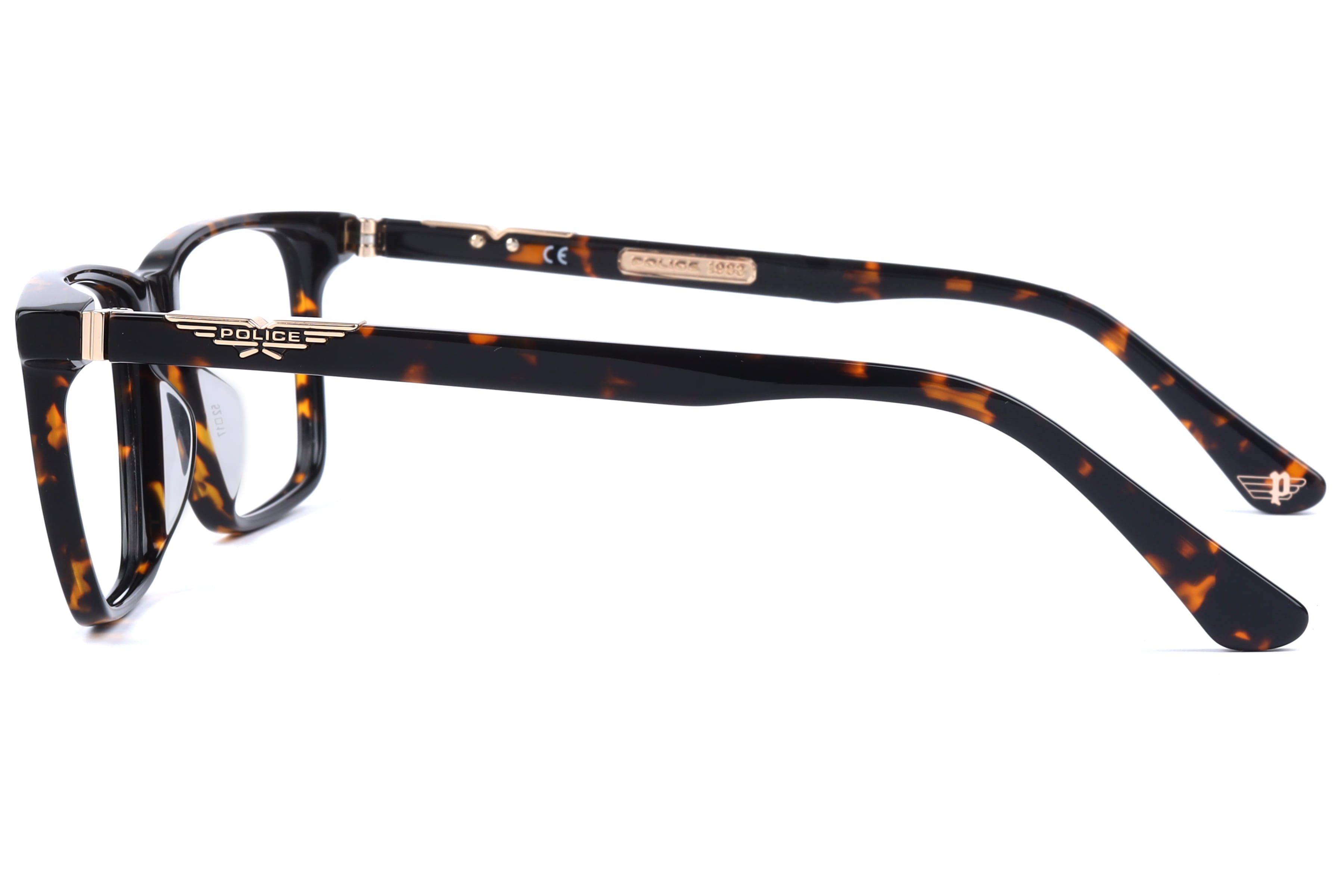 Police VPLL71K Frame Havana Male Full Shell Frame — Havana frame — view 2