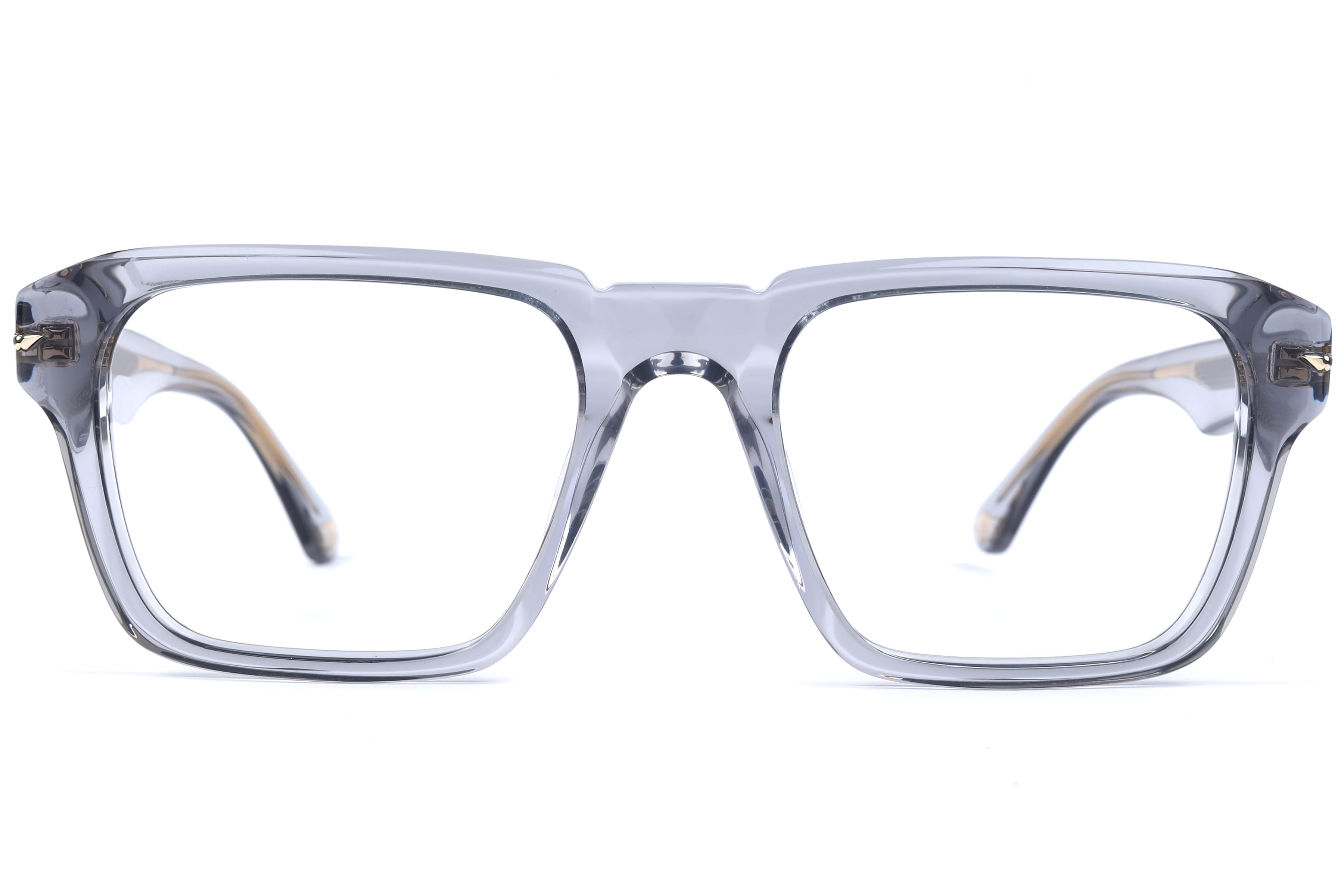 Police VPLN20K Frame Transparent Grey Male Full Shell Frame — Transparent Grey frame — view 2