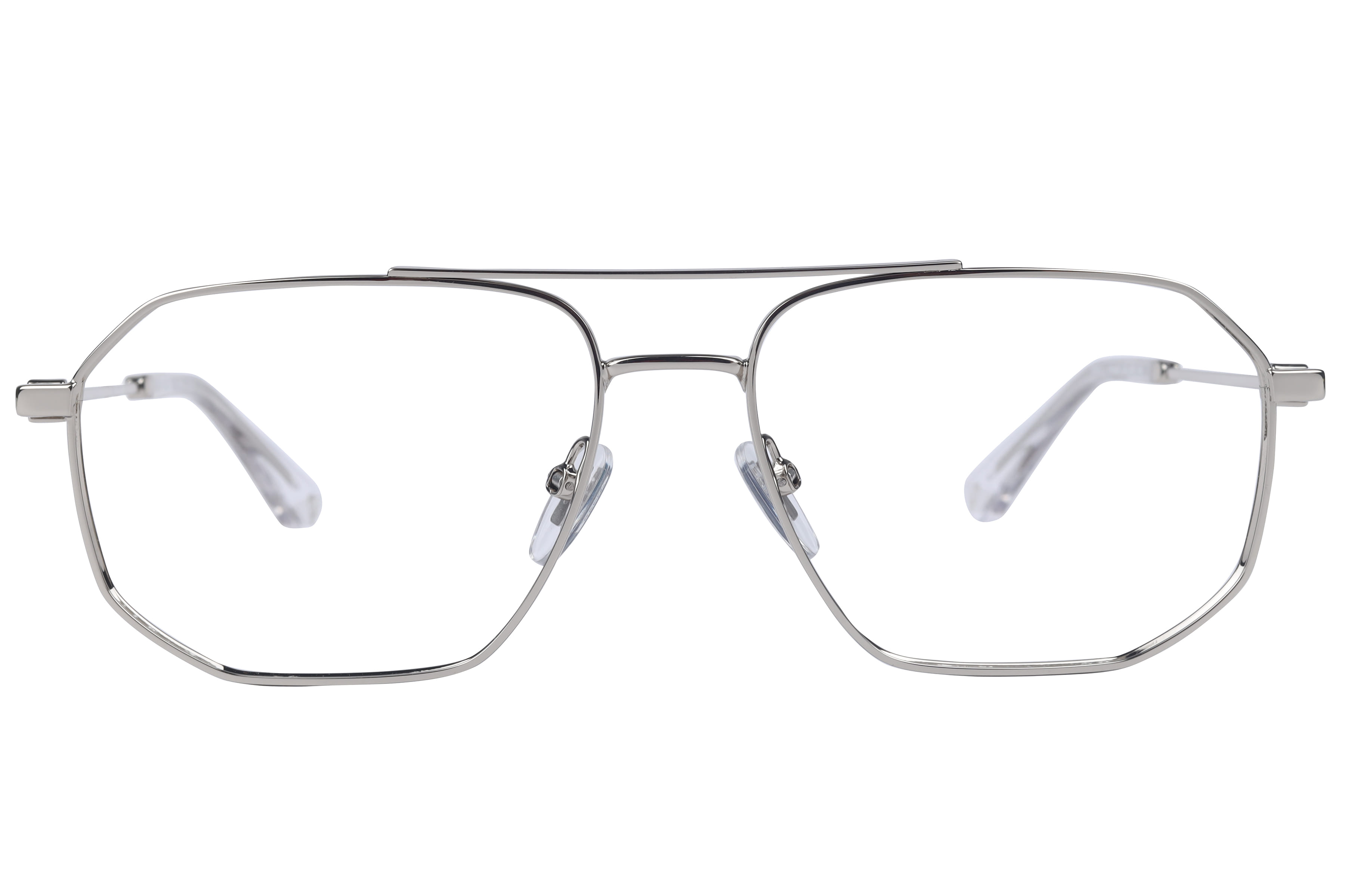 Police VPLN22K Frame Silver Male Full Metal — Silver frame