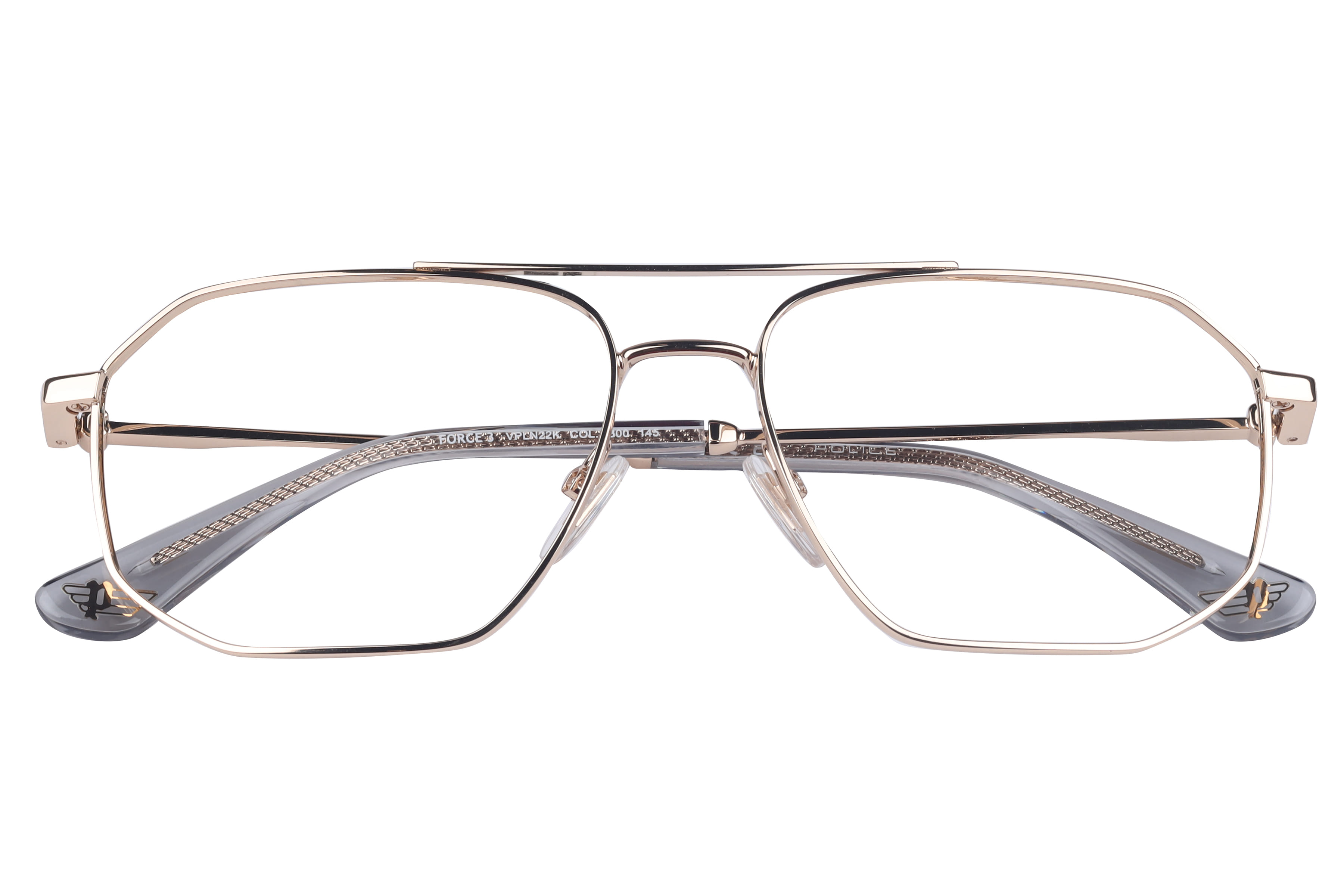 Police VPLN22K Frame Gold Male Full Metal Frame — Gold frame — view 4