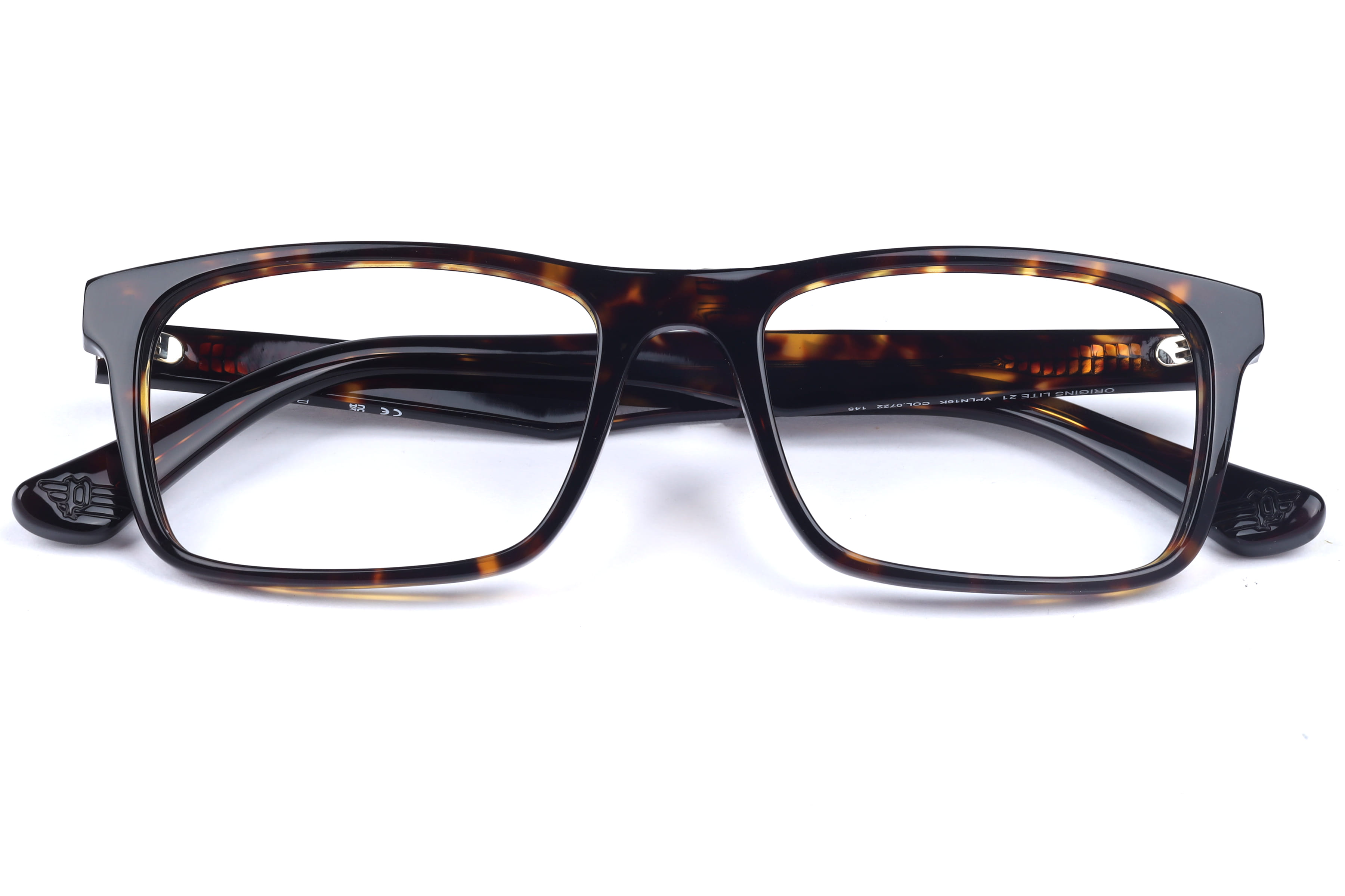 Police VPLN16K Frame Havana Male Full Shell Frame — Havana frame — view 4