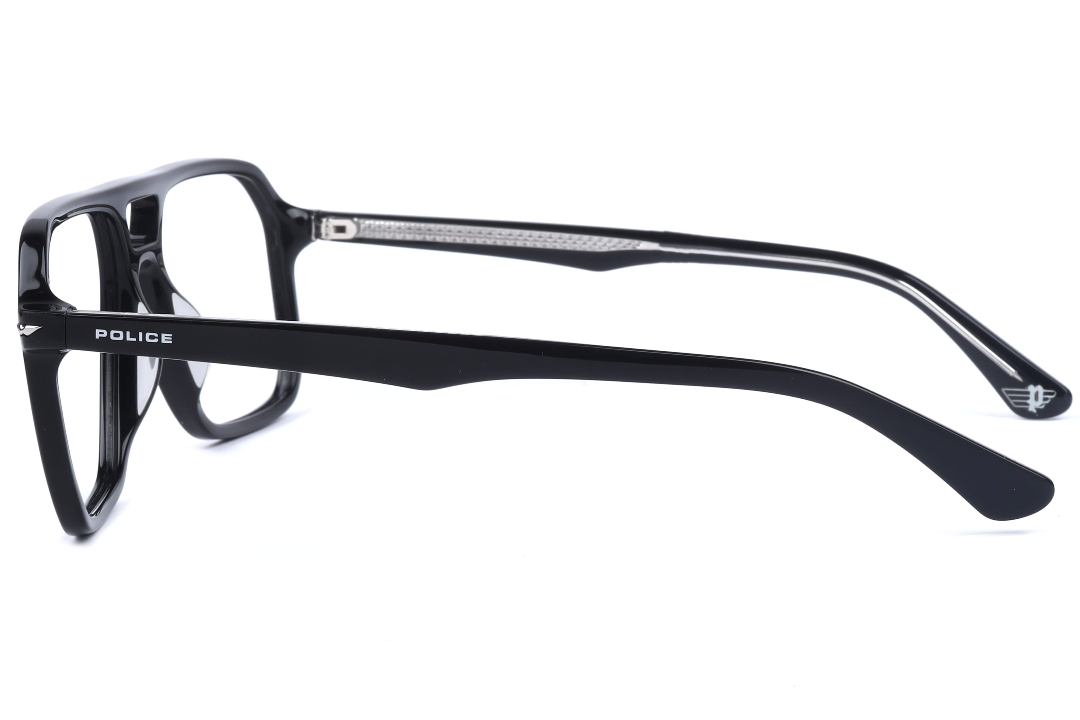 Police VPLN21K Frame Black Male Full Shell Frame — Black frame — view 3