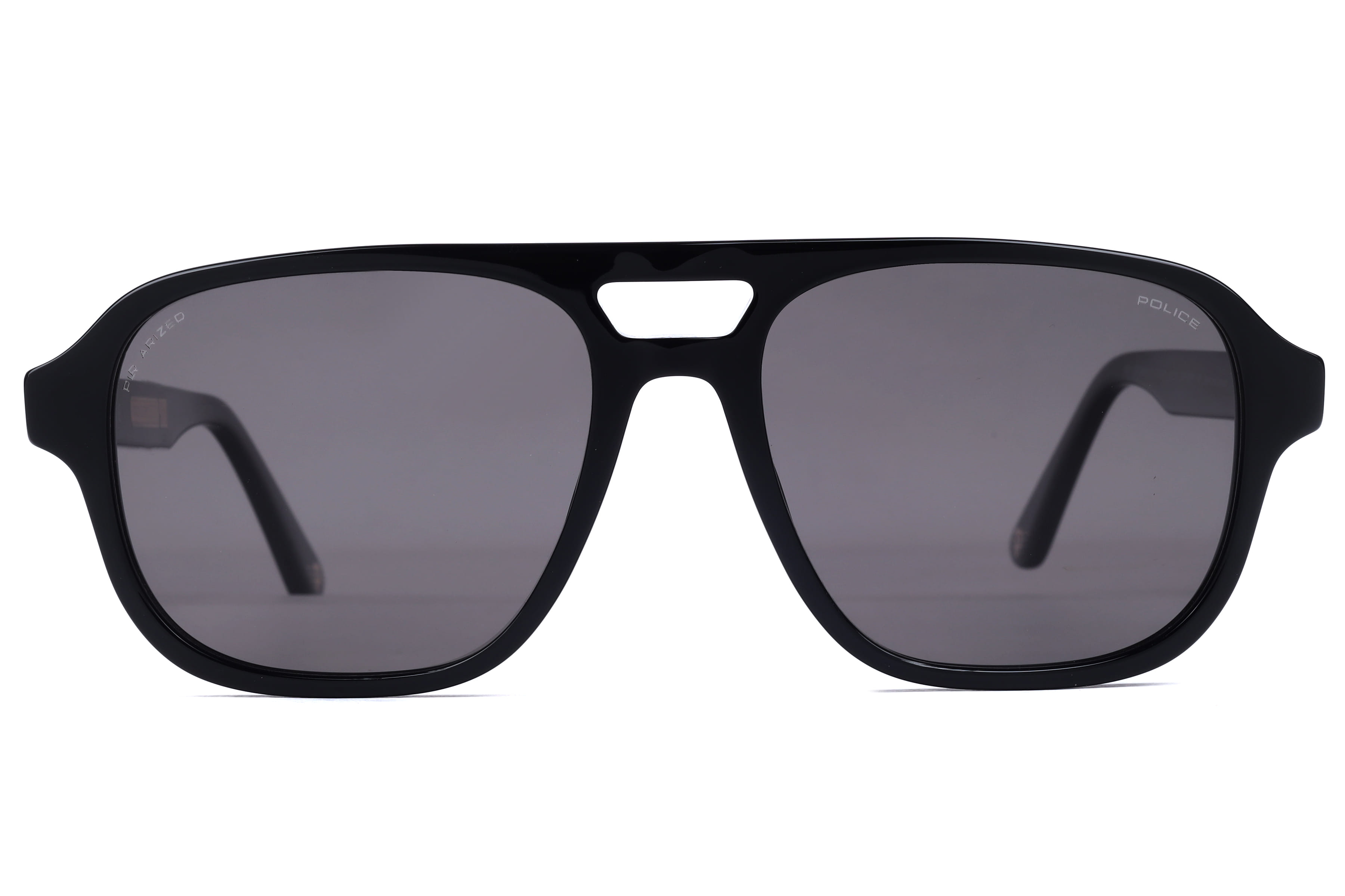 Police SPLL83K Sunglass Black Male Full Shell — Black frame