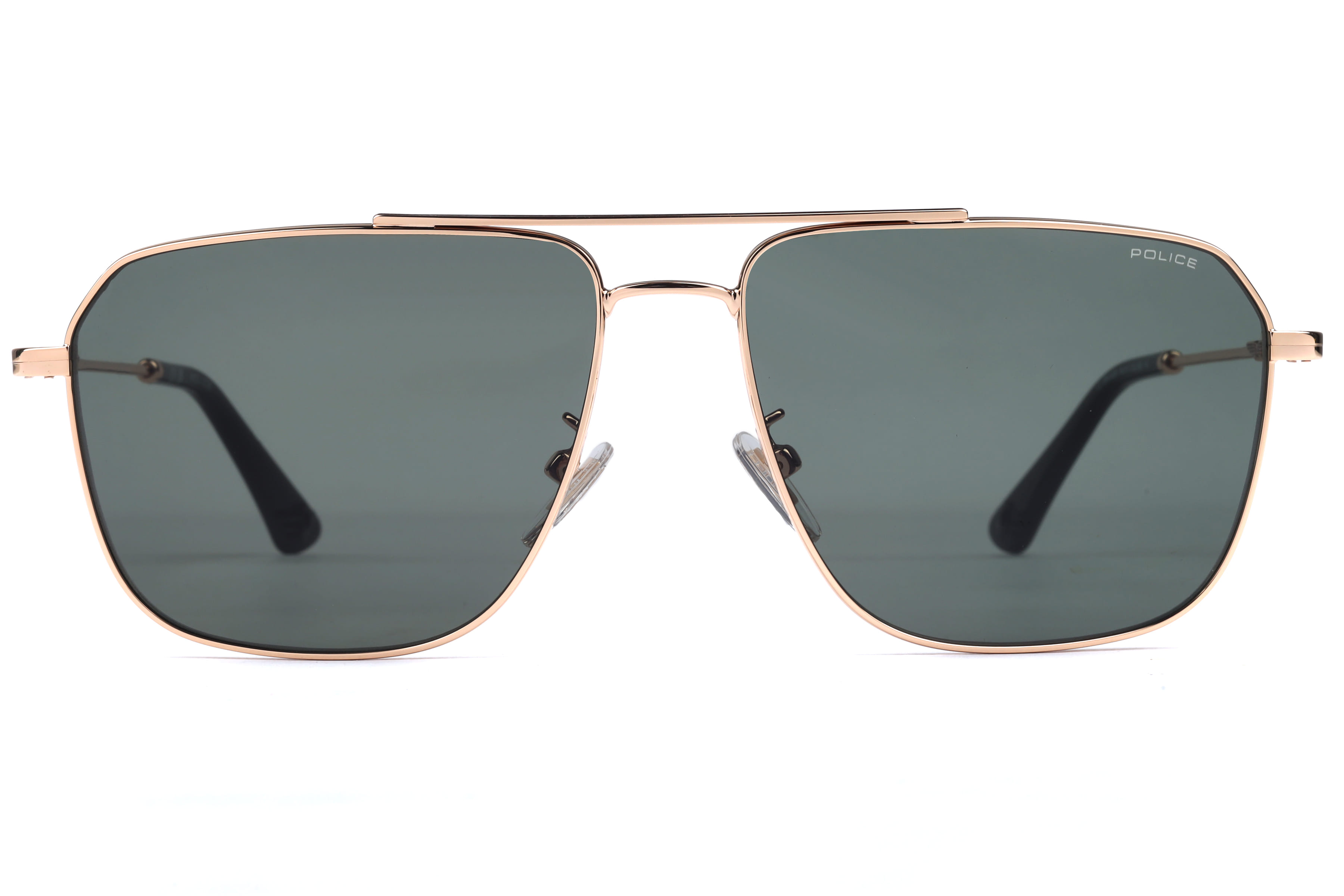 Police SPLN32K Sunglass Gold Male Full Metal Sunglass — Gold frame — view 2