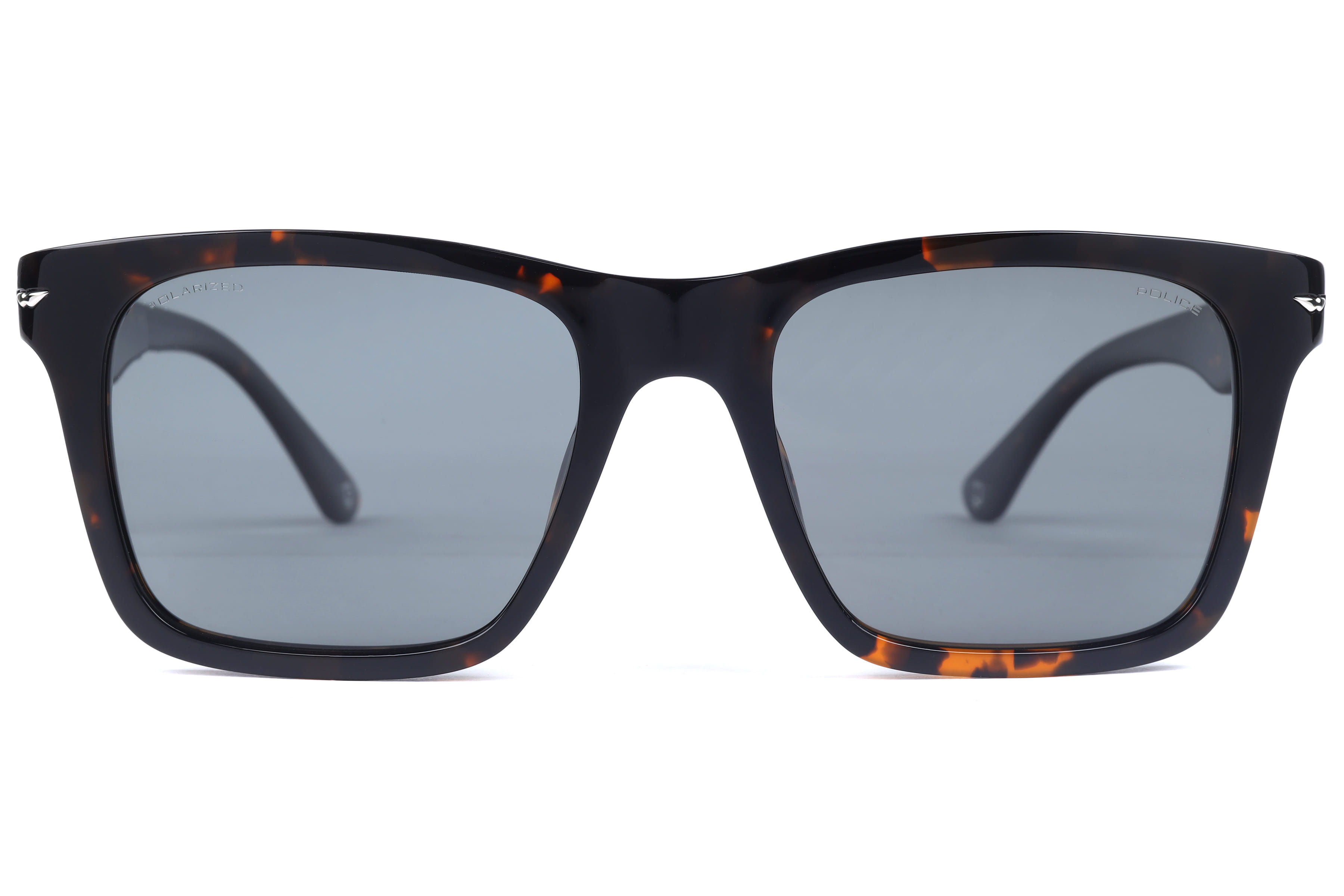 Police SPLN35K Sunglass Havana Male Full Shell Sunglass — Havana frame — view 2