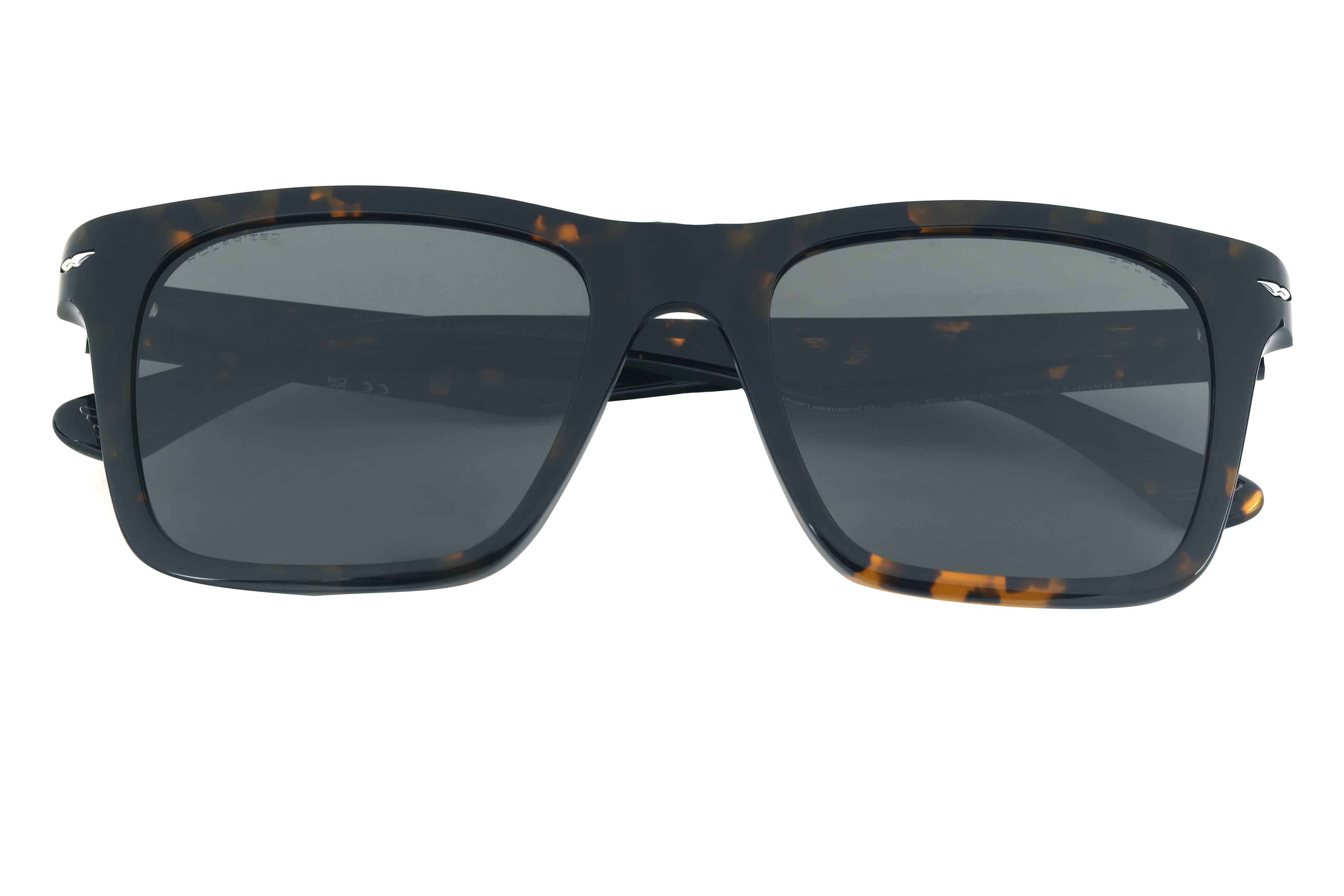 Police SPLN35K Sunglass Havana Male Full Shell Sunglass — Havana frame — view 4