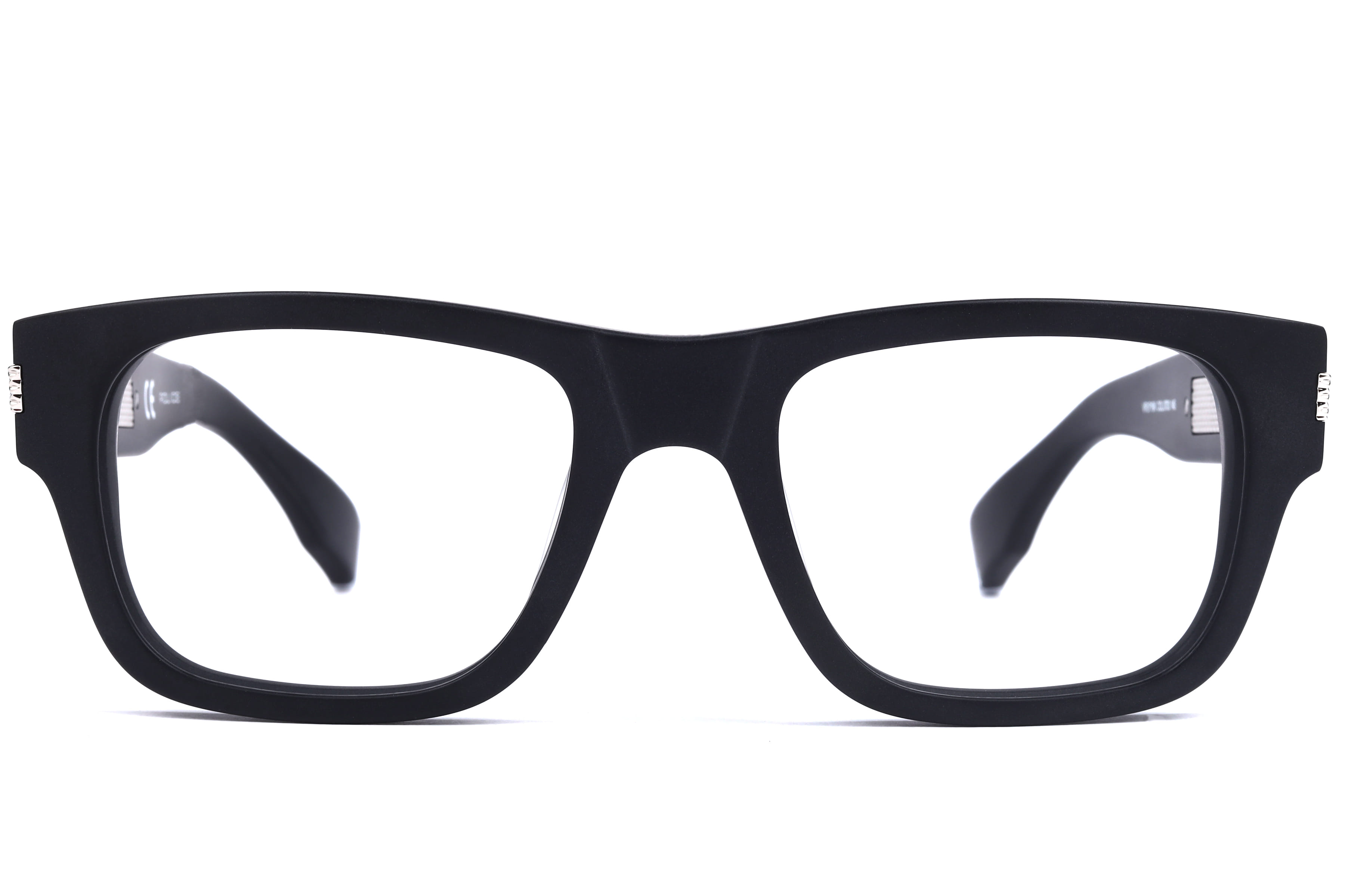 Police VPLP19K Frame Matt Black Male Full Shell — Matt Black frame