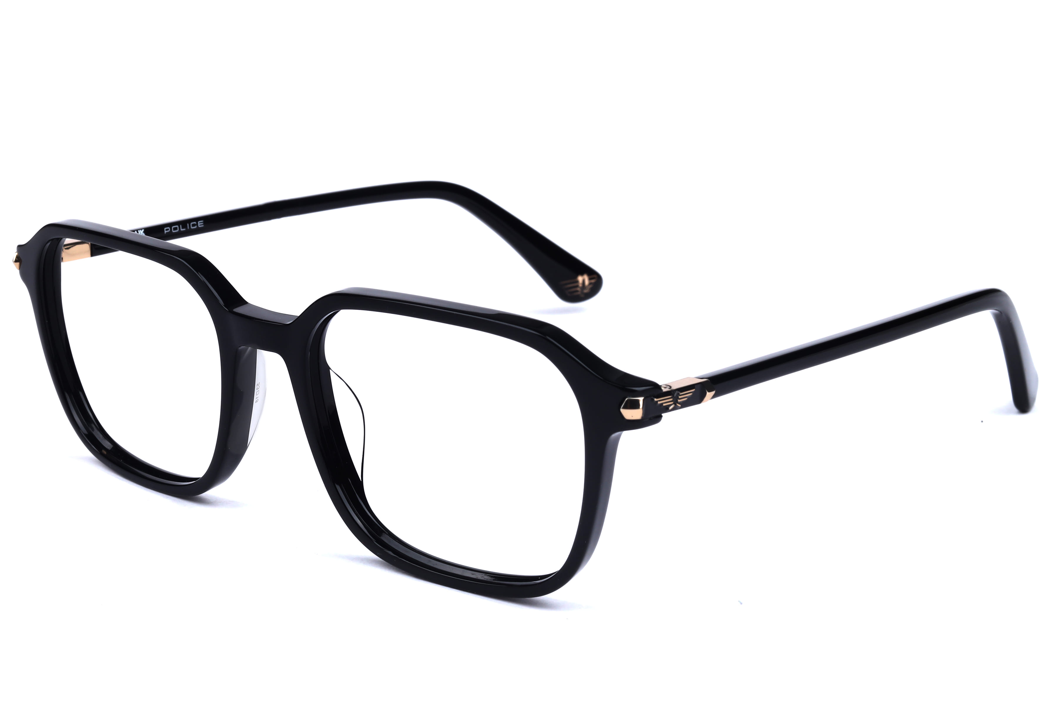 Police VPLP13K Frame Black Male Full Shell Frame — Black frame — view 1