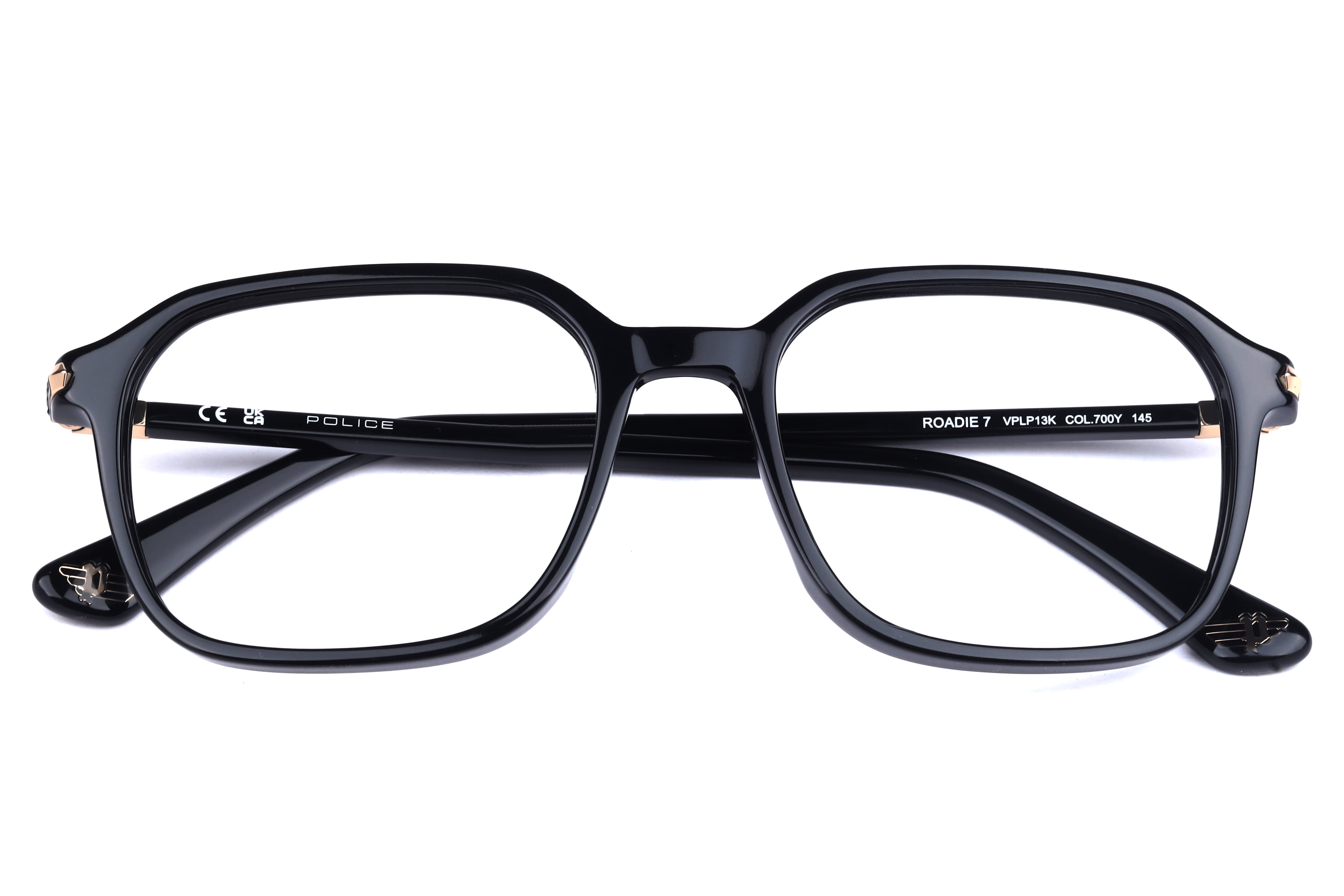 Police VPLP13K Frame Black Male Full Shell Frame — Black frame — view 4