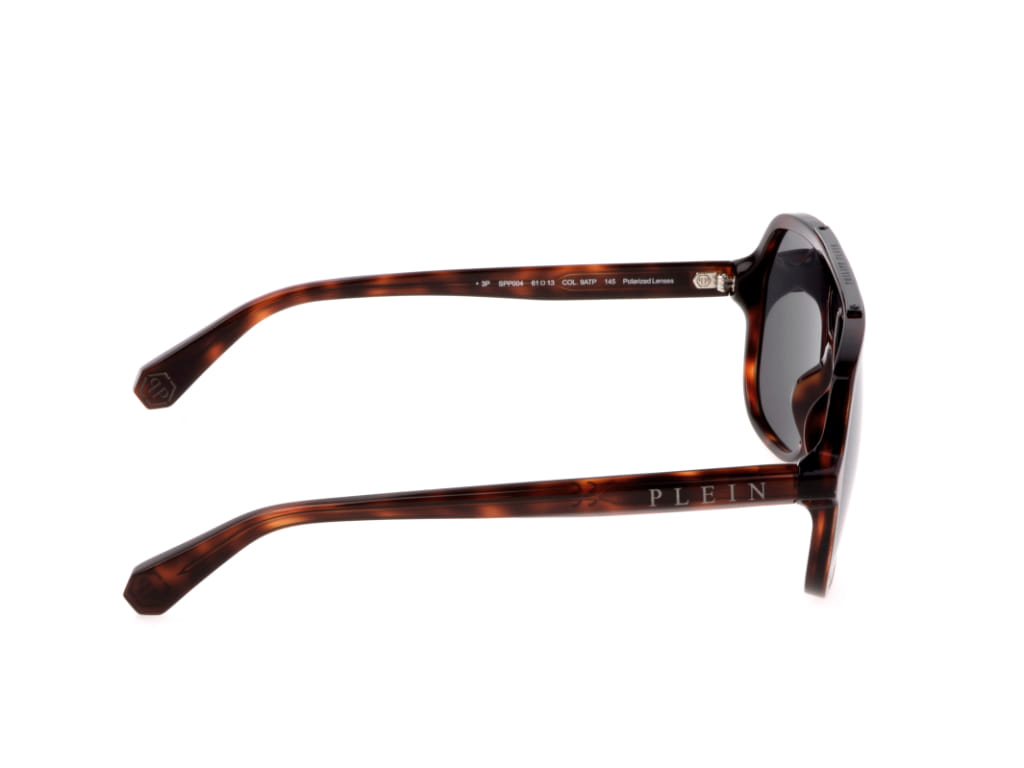 Philipp Plein SPP004 Sunglass Tortoise Male Full Shell Sunglass — Tortoise frame — view 3