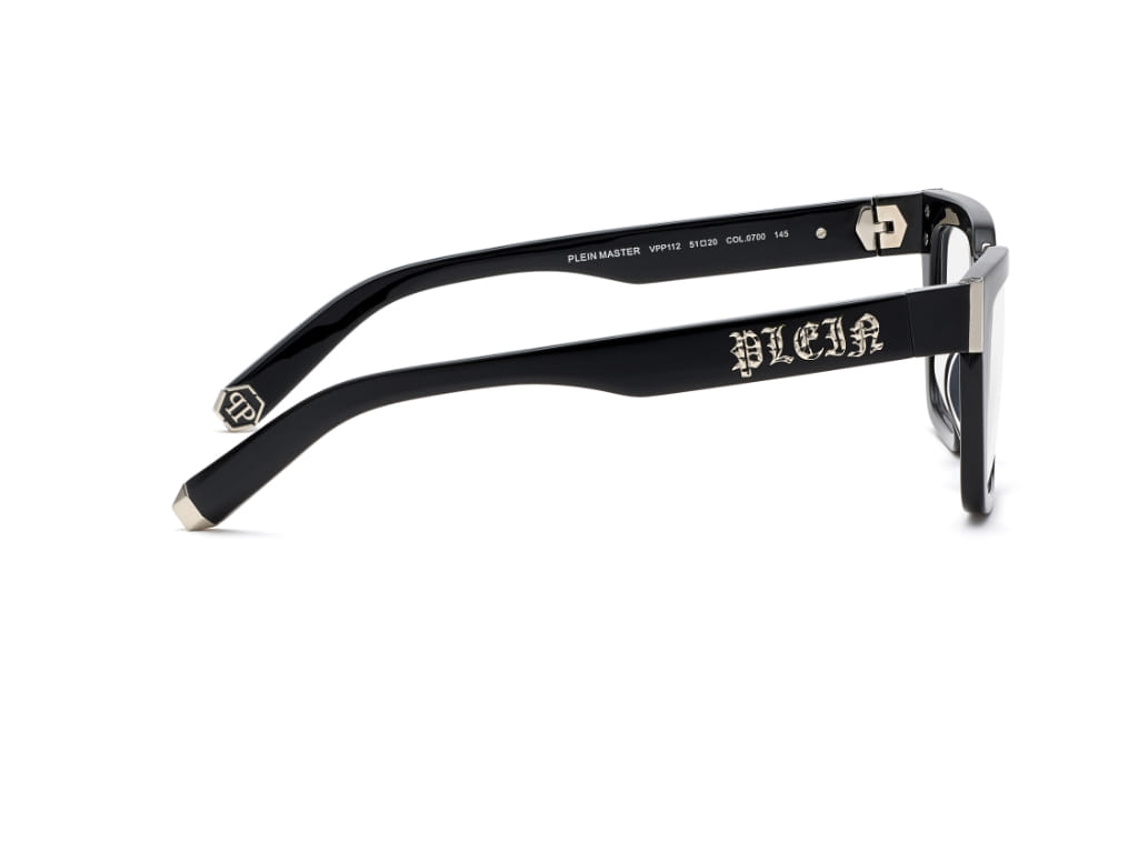 Philippe Philipp Plein VPP112 Frame Black Male Full Shell Frame — Black frame — view 3