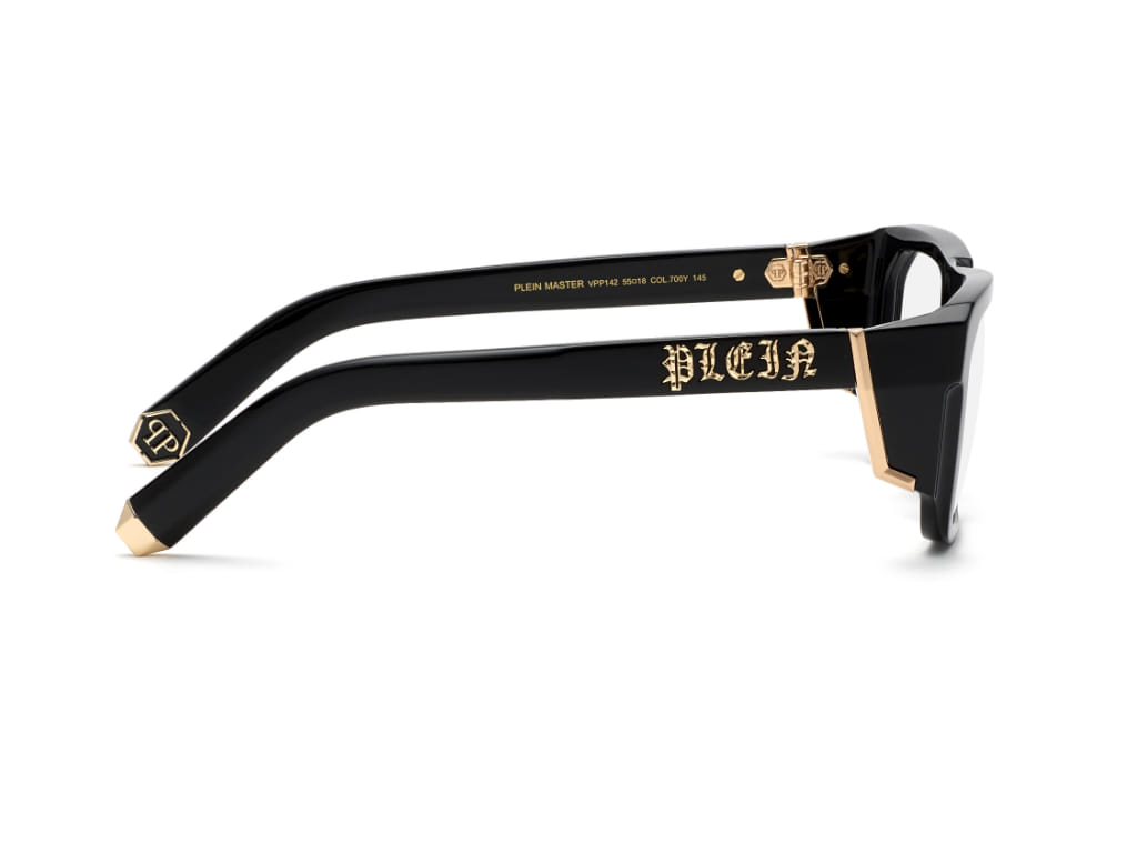 Philippe Philipp Plein VPP142 Frame Black Male Full Shell Frame — Black frame — view 3