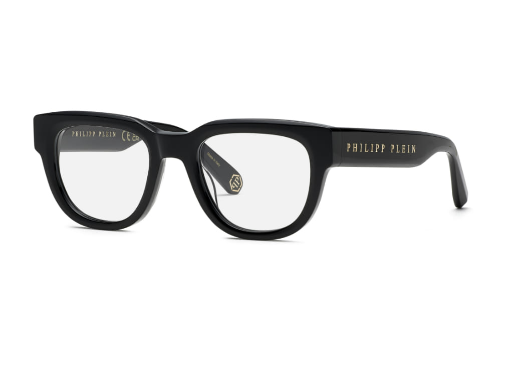 Philippe Philipp Plein VPP146 Frame Black Male Full Shell Frame — Black frame — view 1