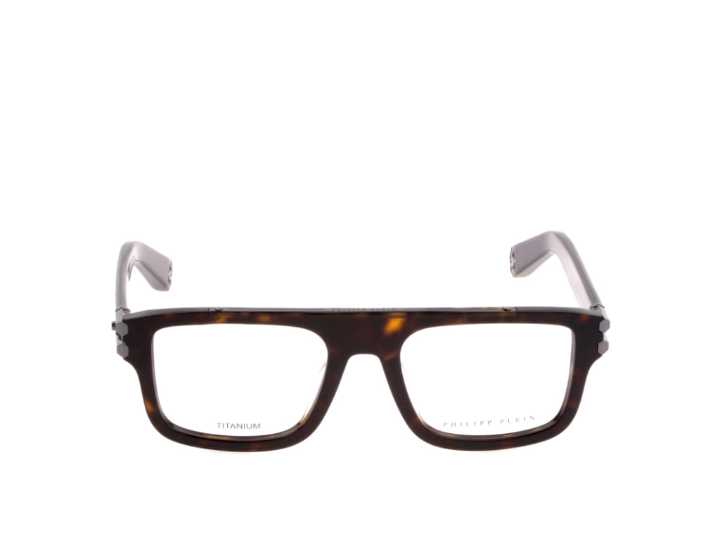 Philippe Philipp Plein VPP021 Frame Tortoise Male Full Shell — Tortoise frame
