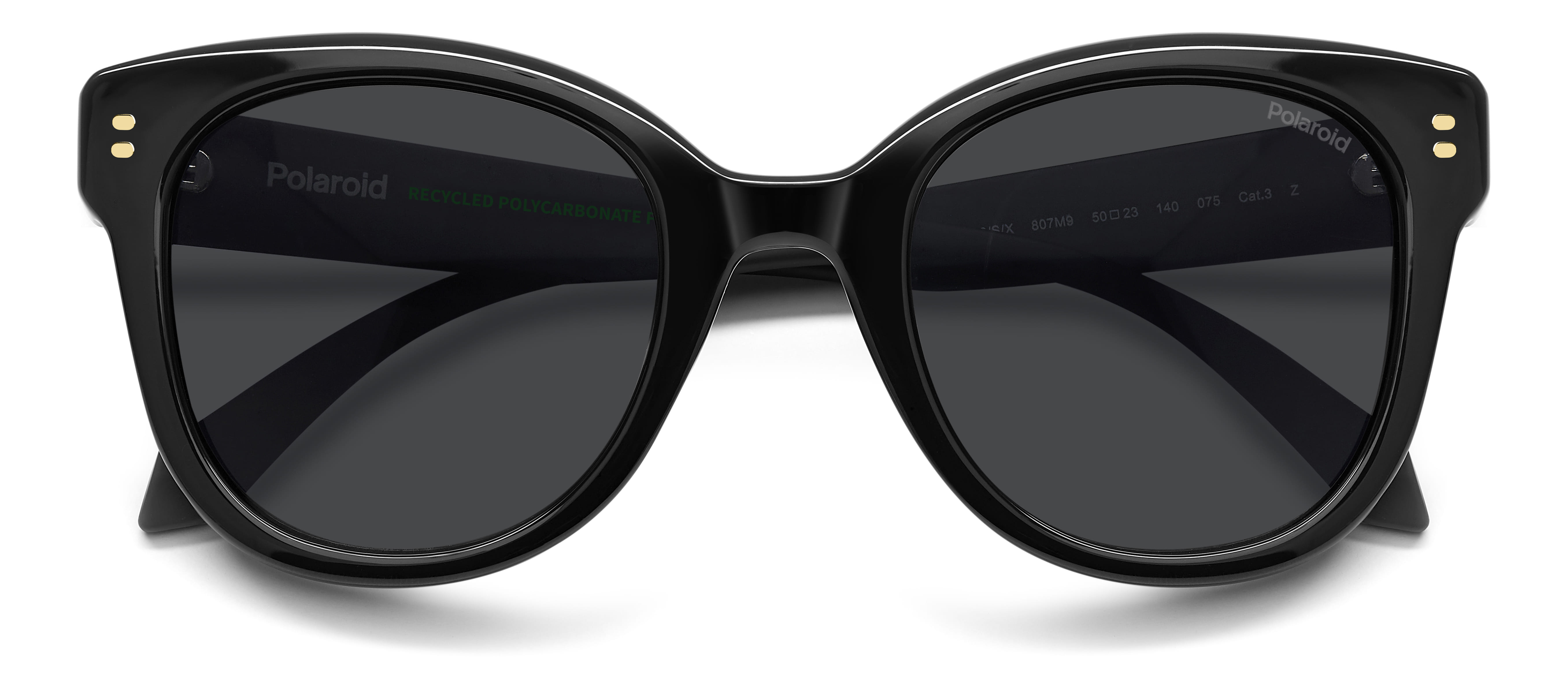 POLAROID PLD 6248/S/X 807M9 105 CAT.3 PLD 6248/S/X Sunglass Sunglass — Black frame — view 4