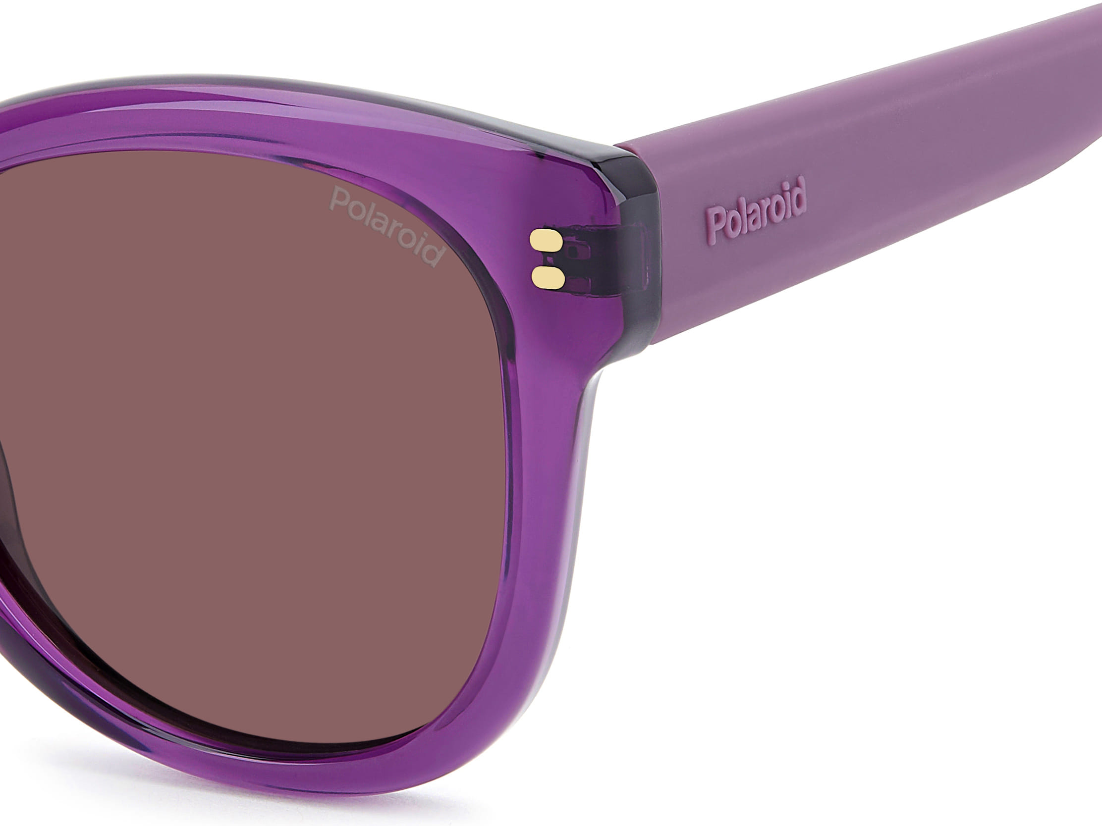 POLAROID PLD 6248/S/X B3VKL 075 CAT.3 PLD 6248/S/X Sunglass Sunglass — Transparent Violet frame — view 6