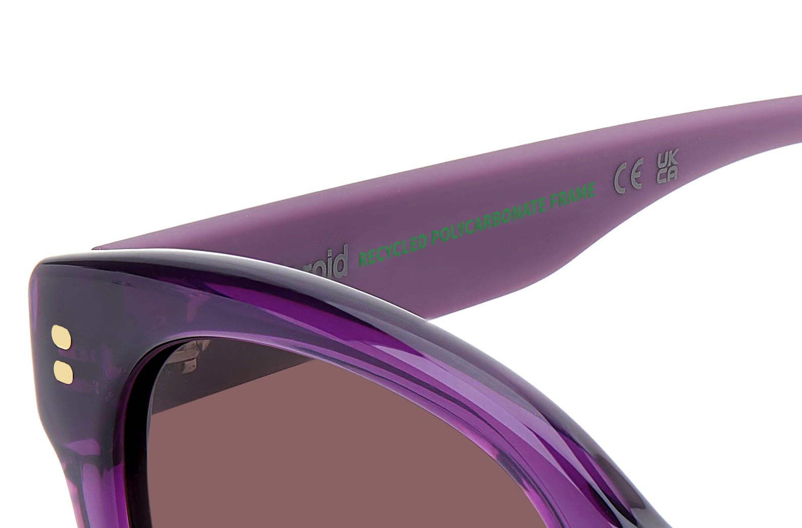 POLAROID PLD 6248/S/X B3VKL 075 CAT.3 PLD 6248/S/X Sunglass Sunglass — Transparent Violet frame — view 7