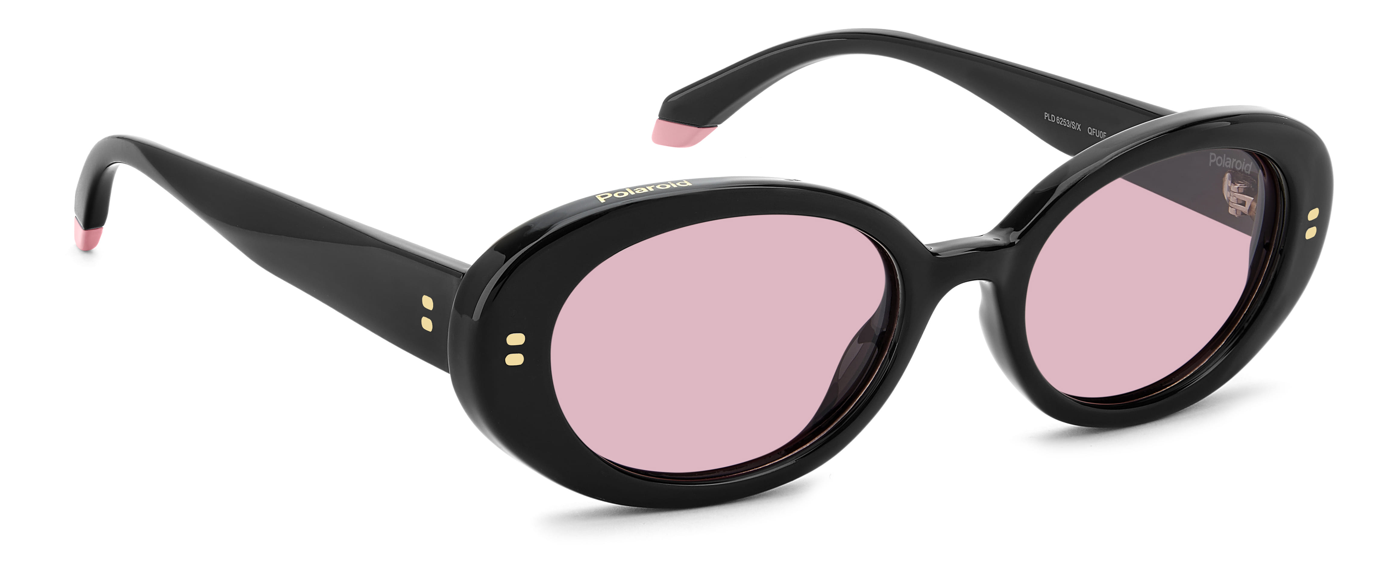 POLAROID PLD 6253/S/X QFU0F 125 CAT.1 PLD 62538/S/X Sunglass Sunglass — Black frame — view 2