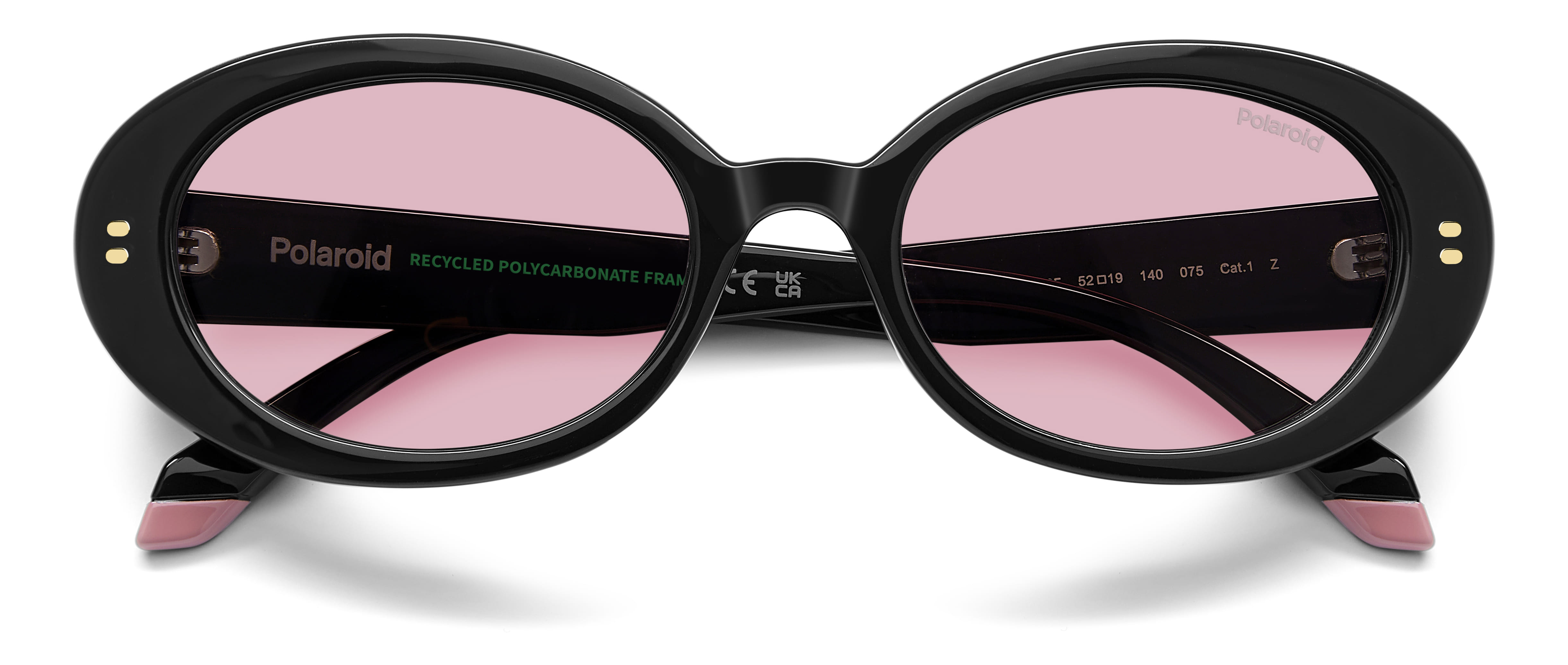 POLAROID PLD 6253/S/X QFU0F 125 CAT.1 PLD 62538/S/X Sunglass Sunglass — Black frame — view 4