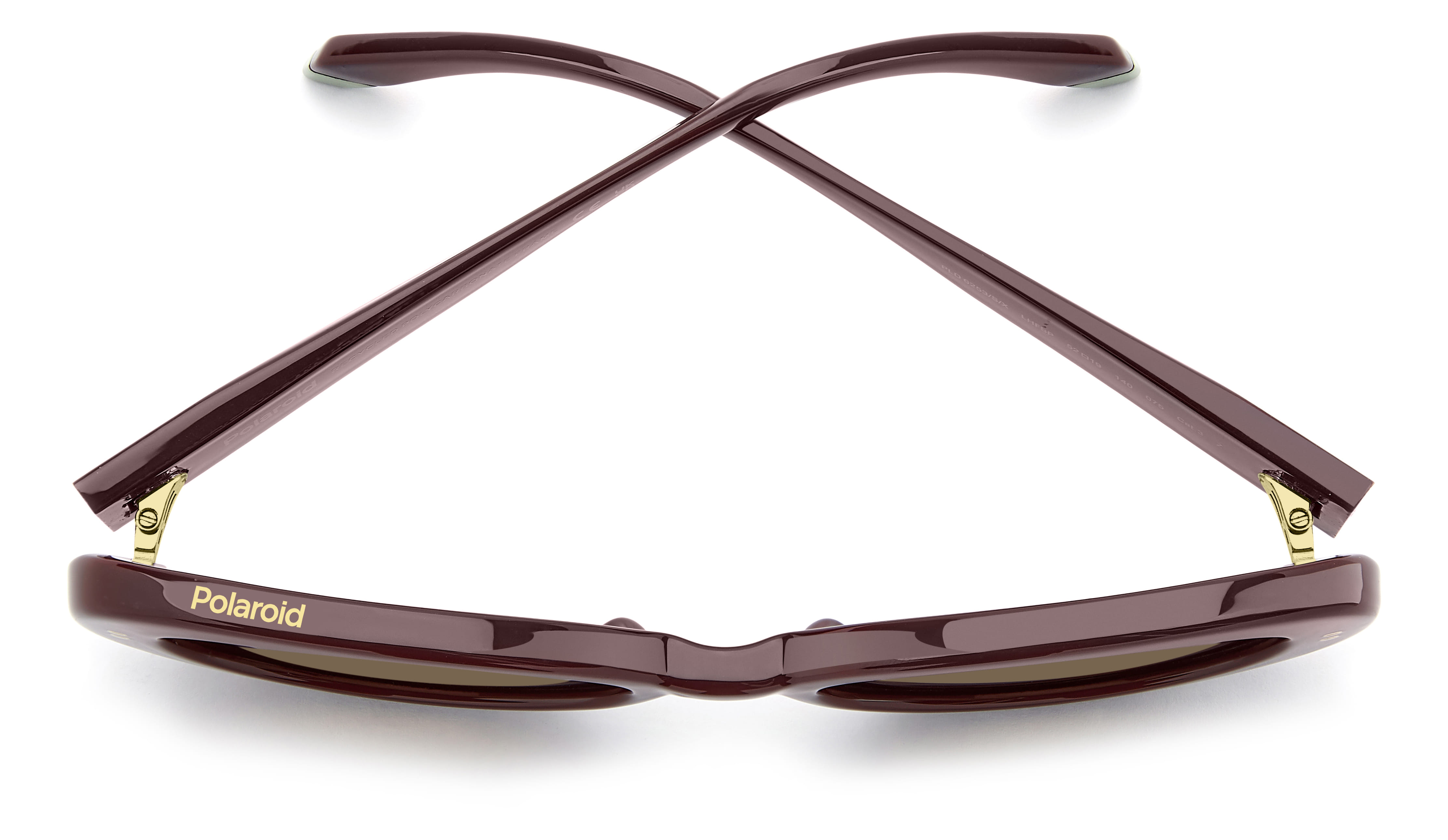 POLAROID PLD 6253/S/X LHFSP 125 CAT.3 PLD 6253/S/X Sunglass Sunglass — Burgundy frame — view 5