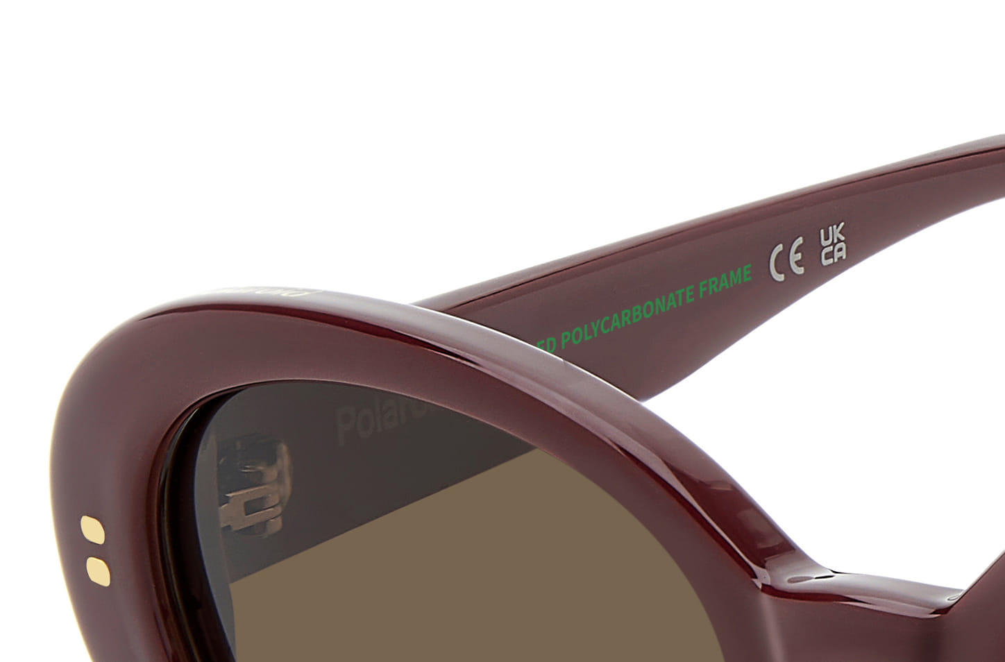 POLAROID PLD 6253/S/X LHFSP 125 CAT.3 PLD 6253/S/X Sunglass Sunglass — Burgundy frame — view 8