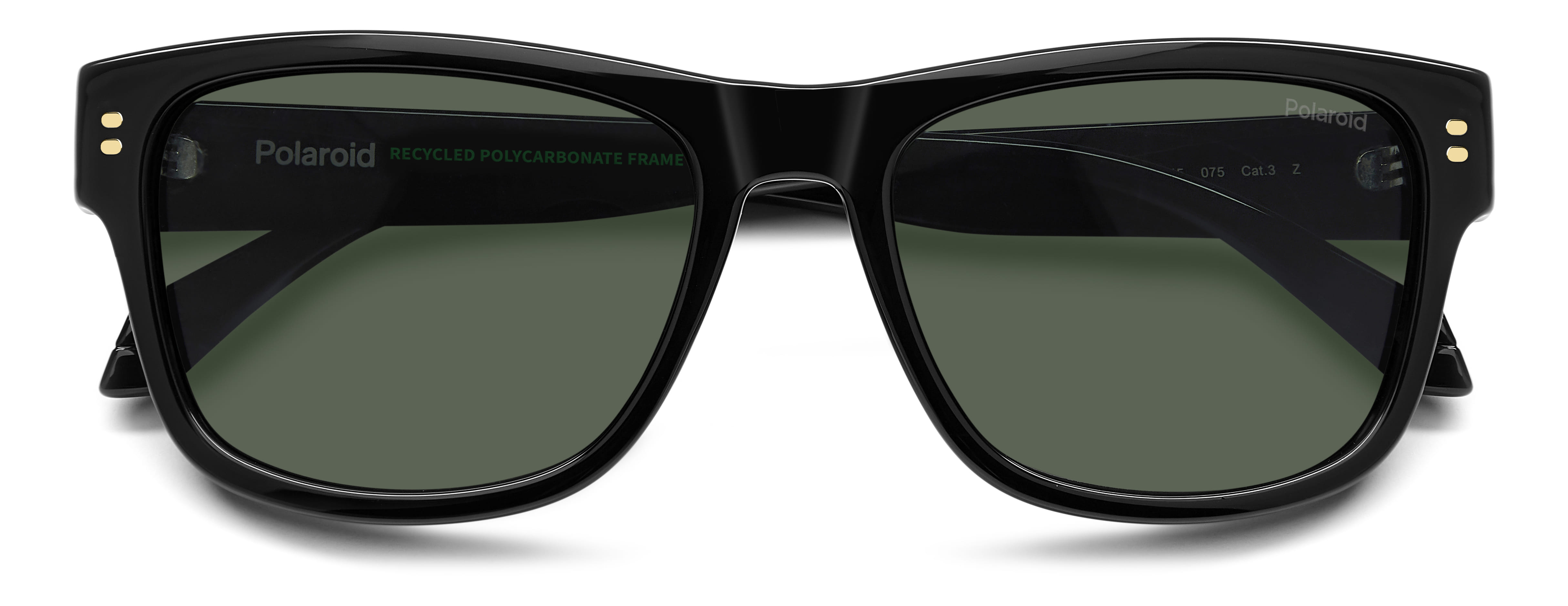 POLAROID PLD 6252/S/X 807UC 095 CAT.3 PLD 6252/S/X Sunglass Sunglass — Black frame — view 4