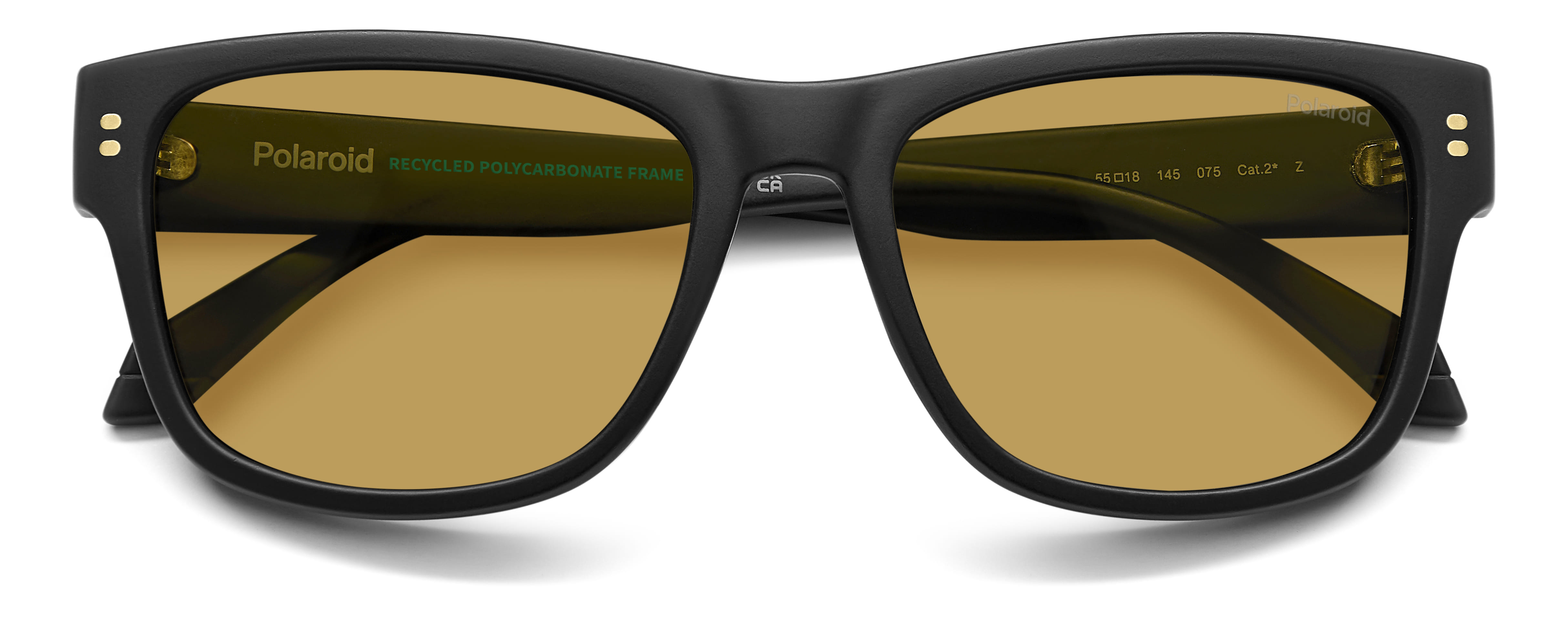 POLAROID PLD 6252/S/X 003MU 105 CAT.2 PLD 6252/S/X Sunglass Sunglass — Matt Black frame — view 4